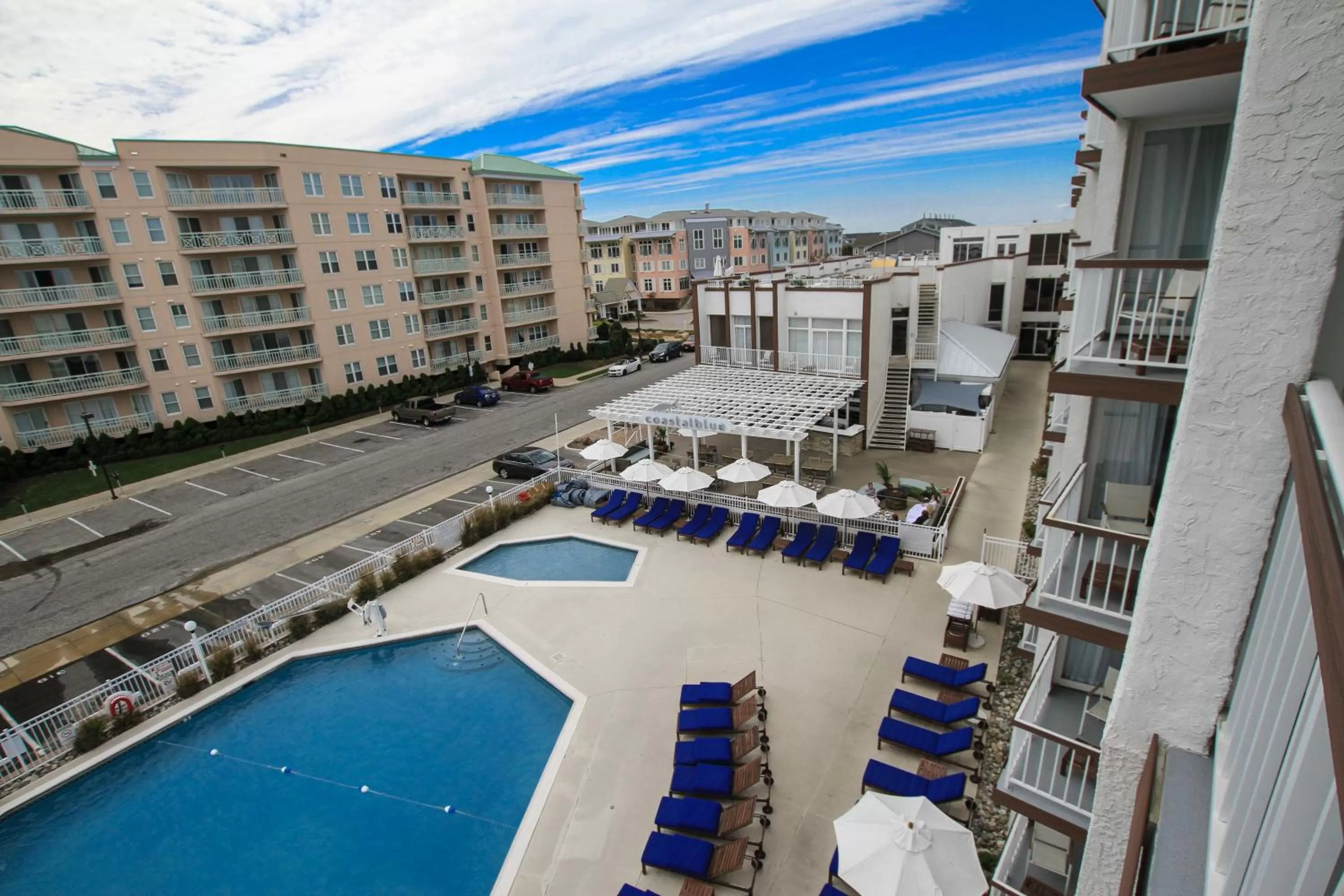 Pool view in ICONA Diamond Beach