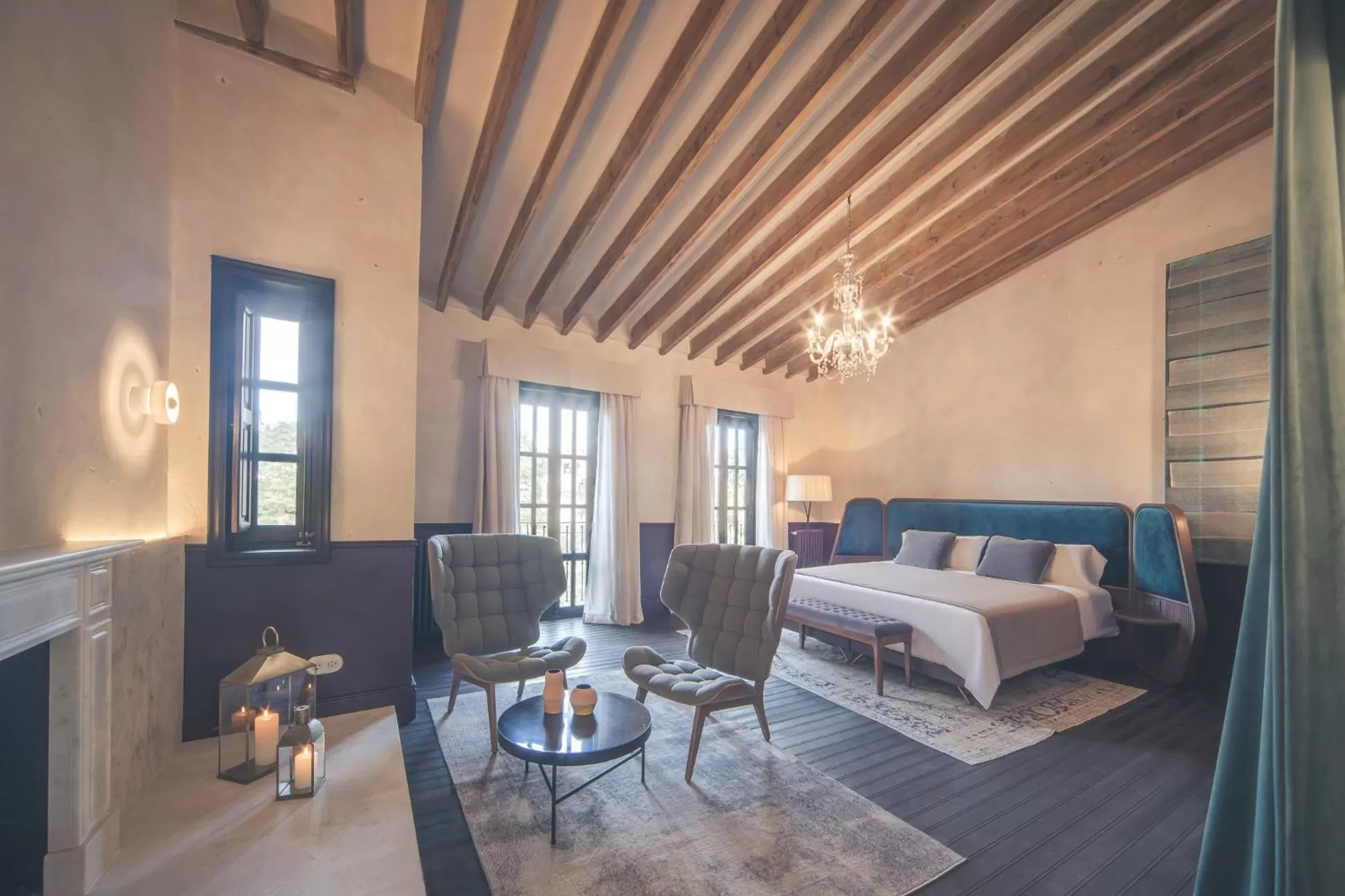 Living room, Bed in Can Bordoy Grand House Hotel GL Preferred Hotel