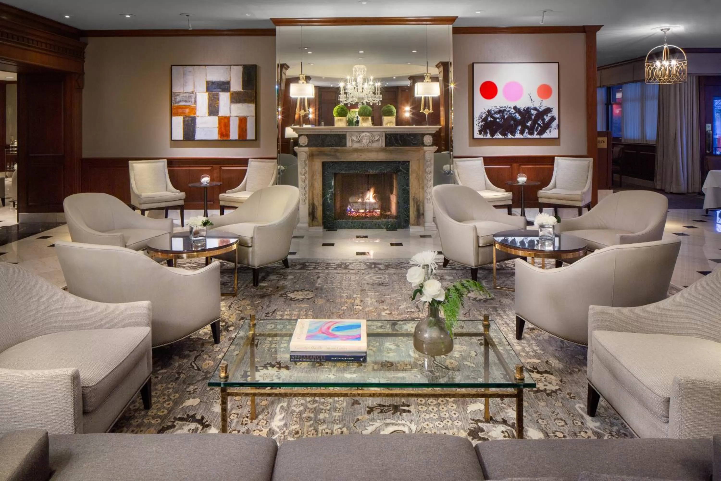 Lobby or reception in The Townsend Hotel