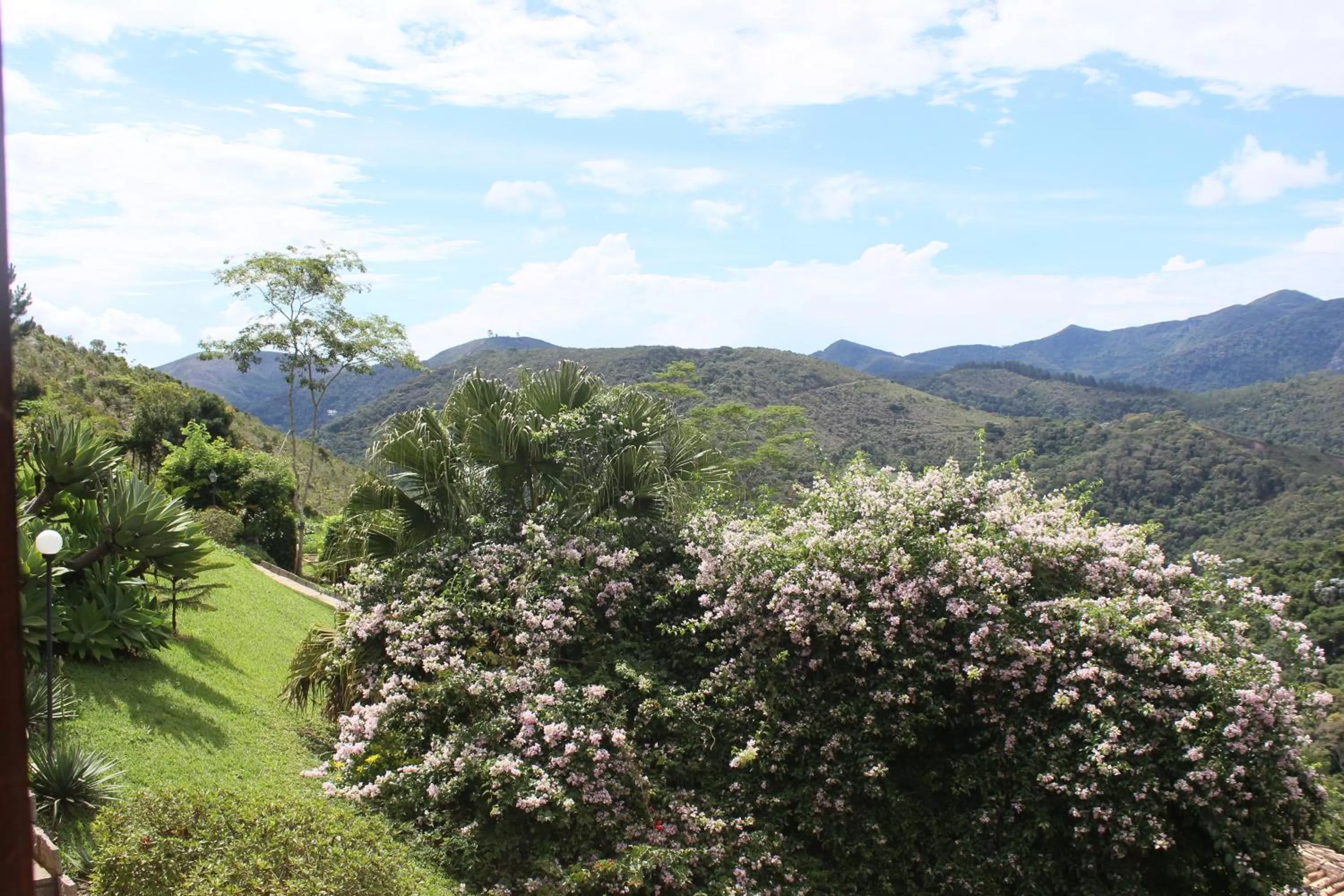 Garden view in Pousada R.N.C. Nosso Paraíso