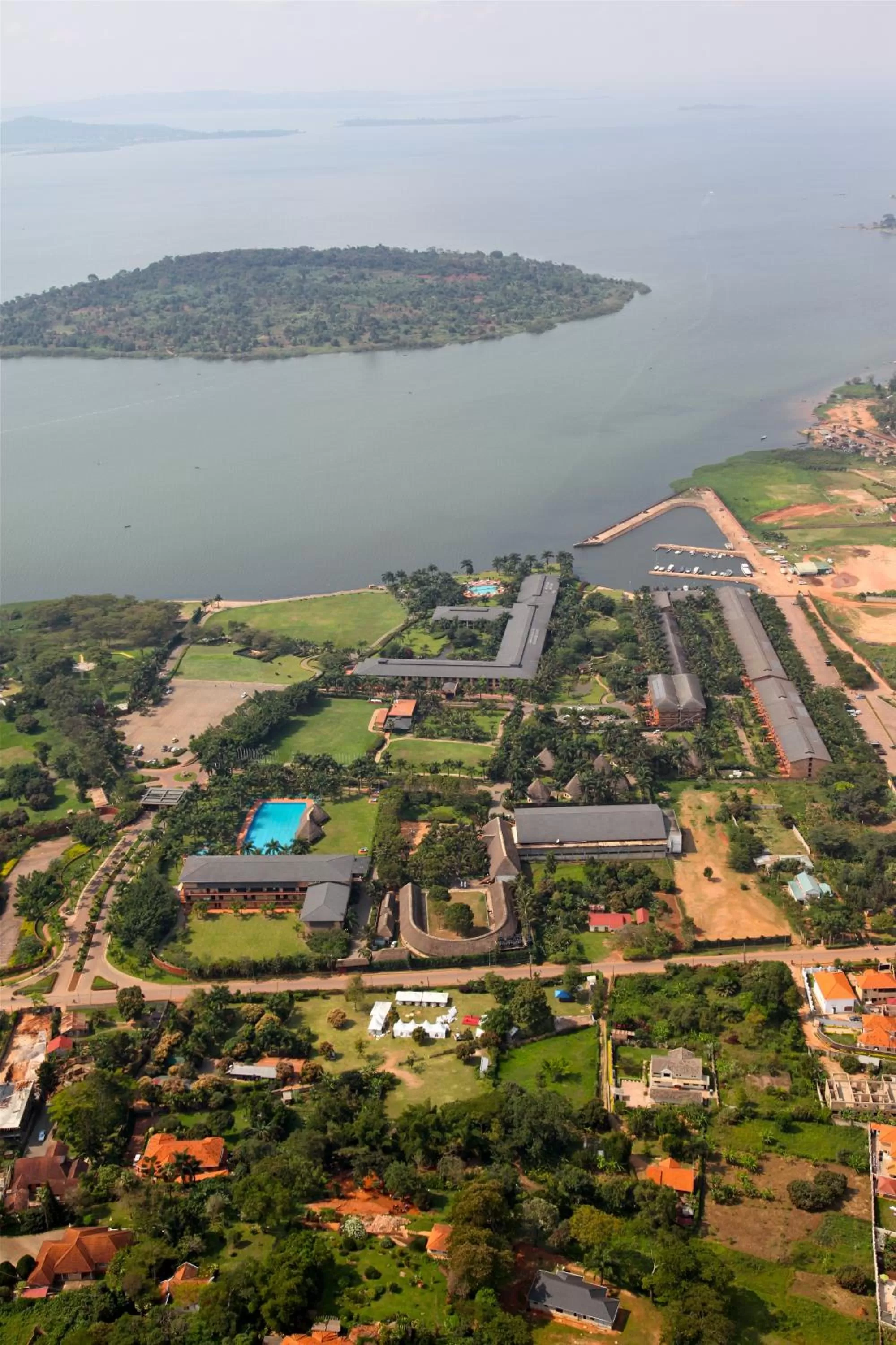 Bird's eye view in Speke Resort and Conference Center