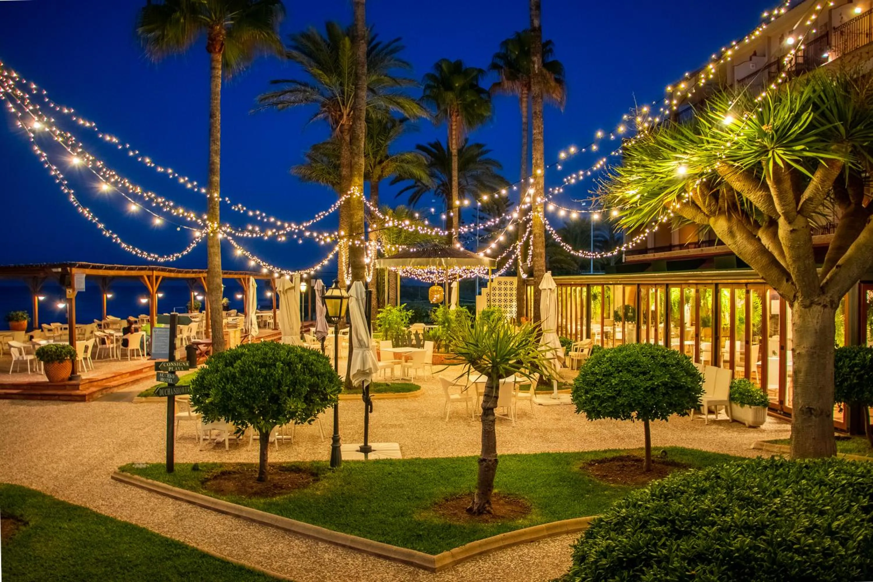 Garden in Hotel Los Ángeles Denia