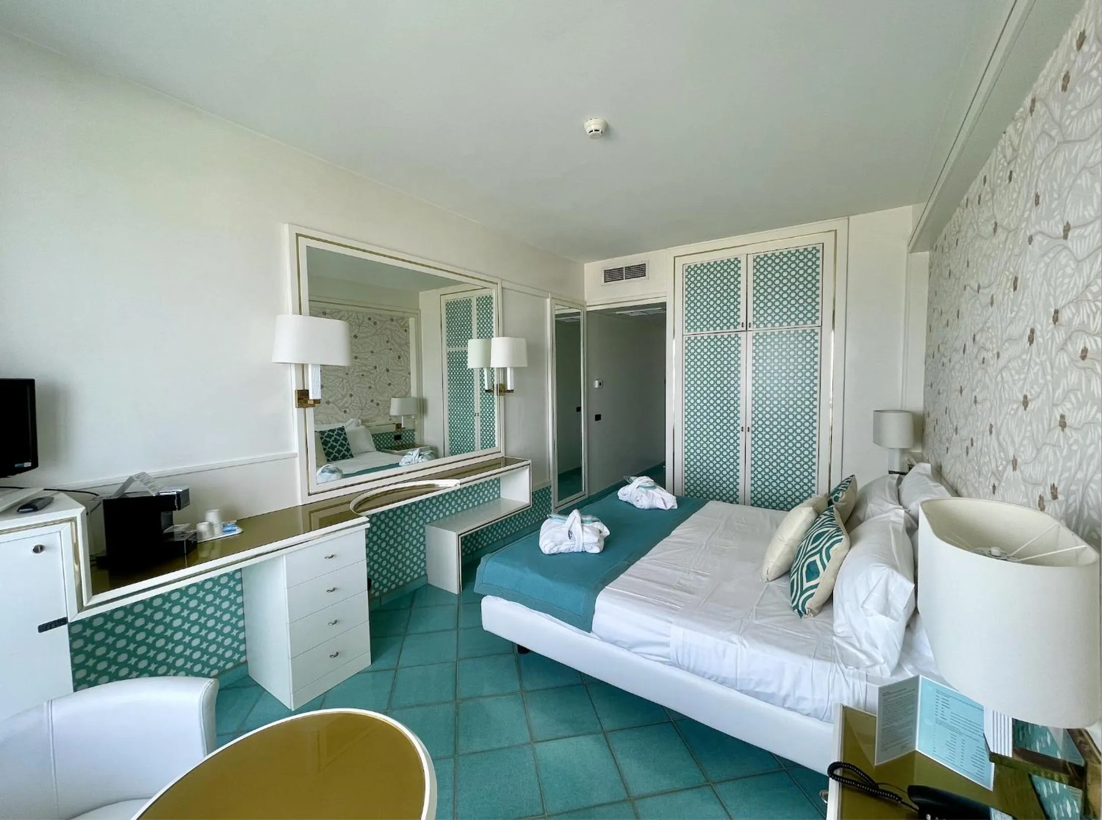 Bedroom, Bed in Grand Hotel Terme