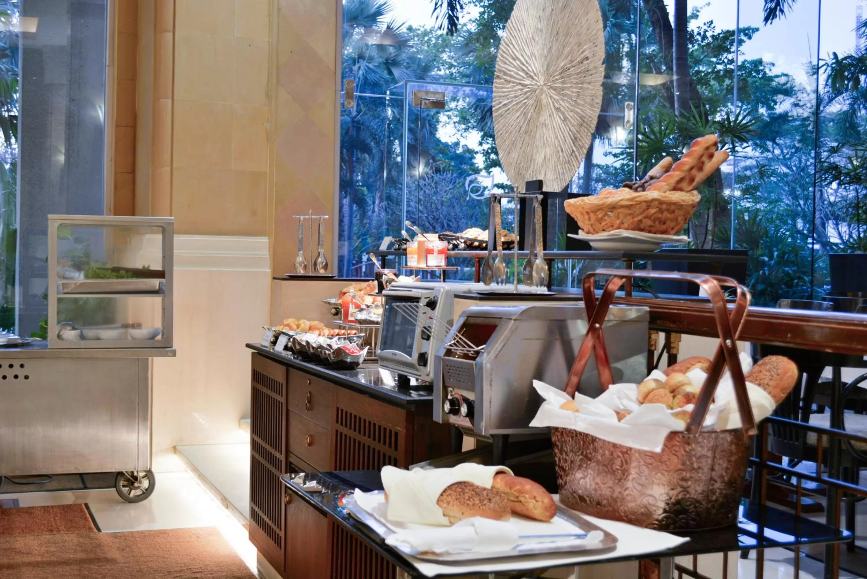 Buffet breakfast in Rama Gardens Hotel Bangkok