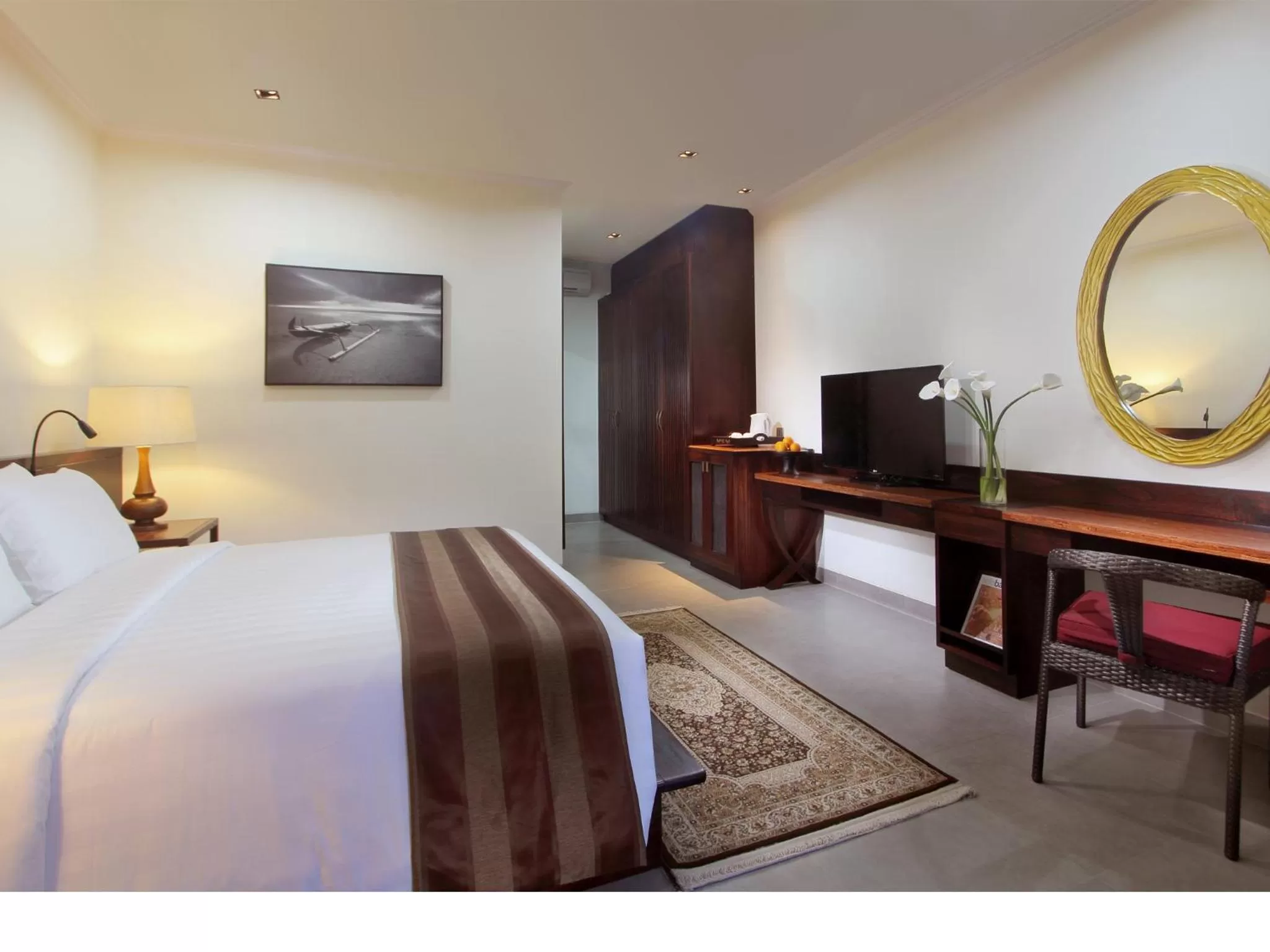 Bedroom, Bed in Griya Santrian a Beach Resort And Spa