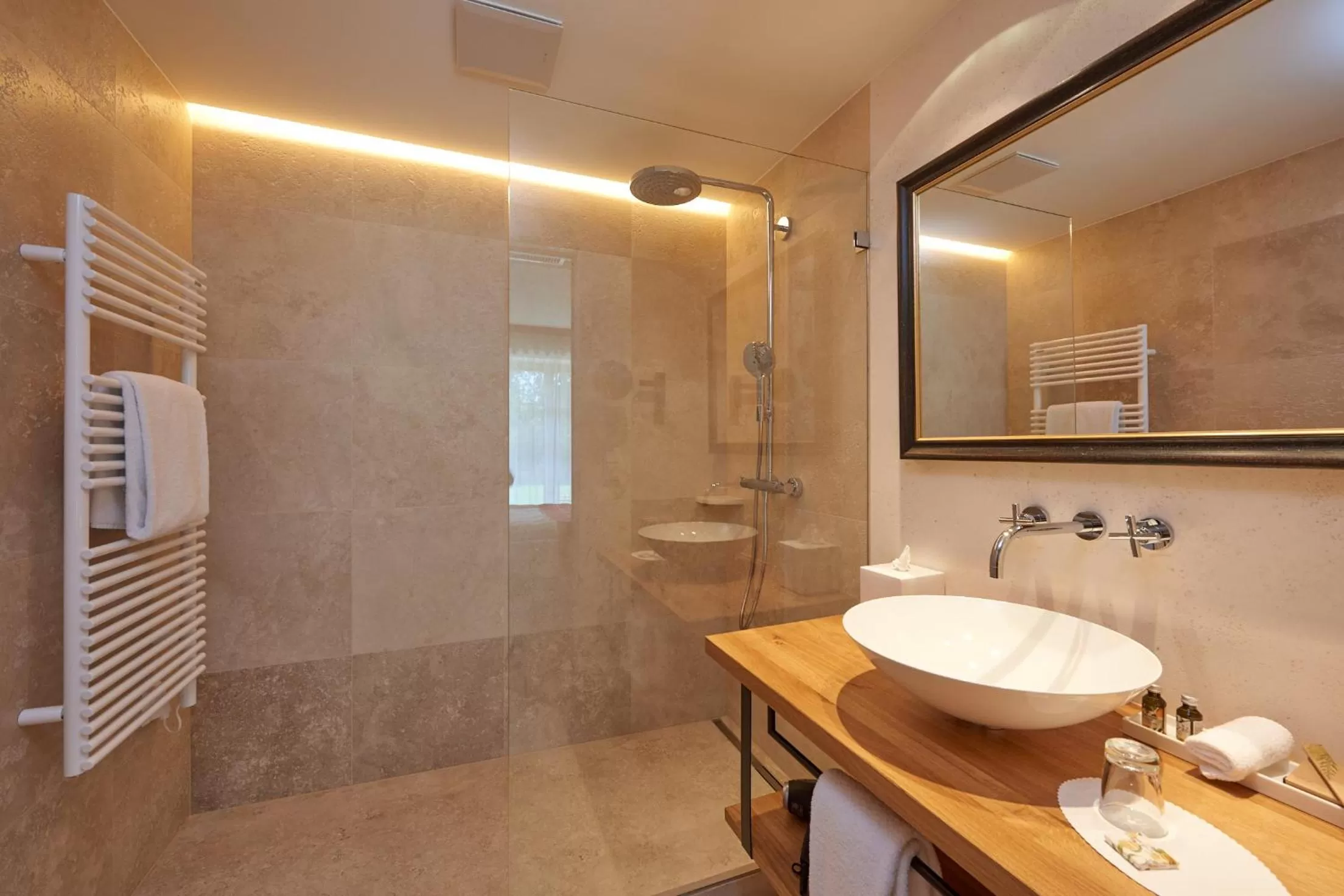 Shower in Das Achental Resort