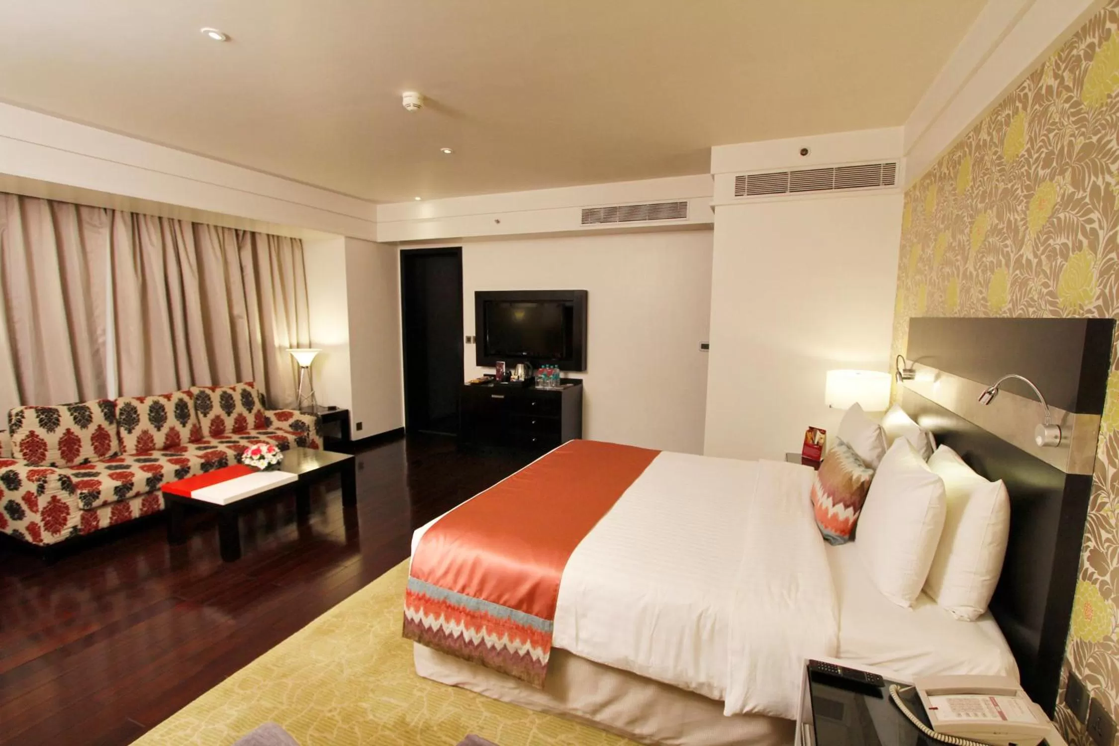 Bedroom, Bed in Crowne Plaza Pune City Centre by IHG