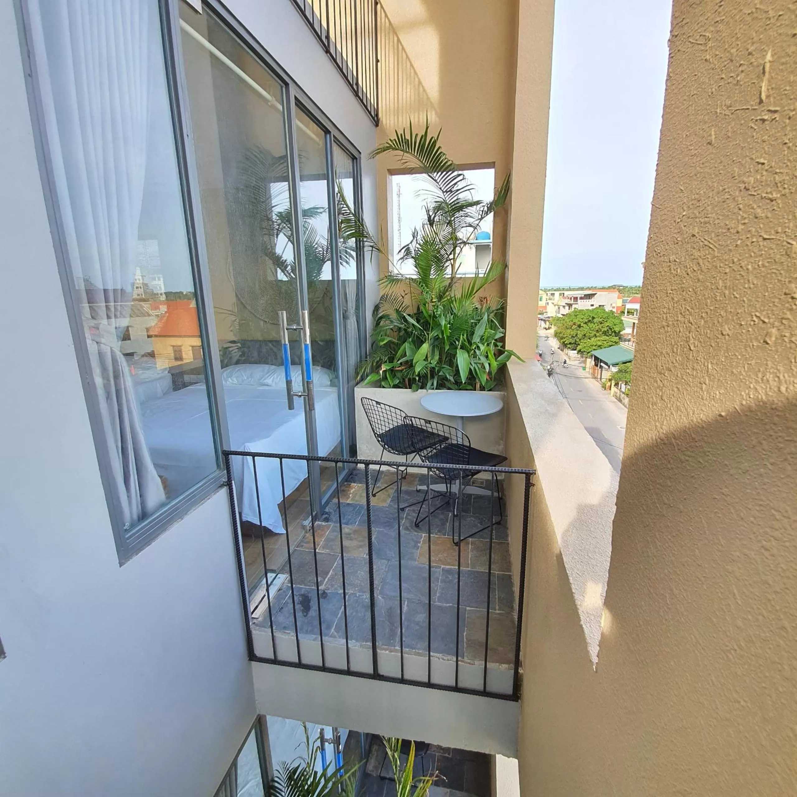 Balcony/Terrace, Pool View in Cagina Boutique Hostel