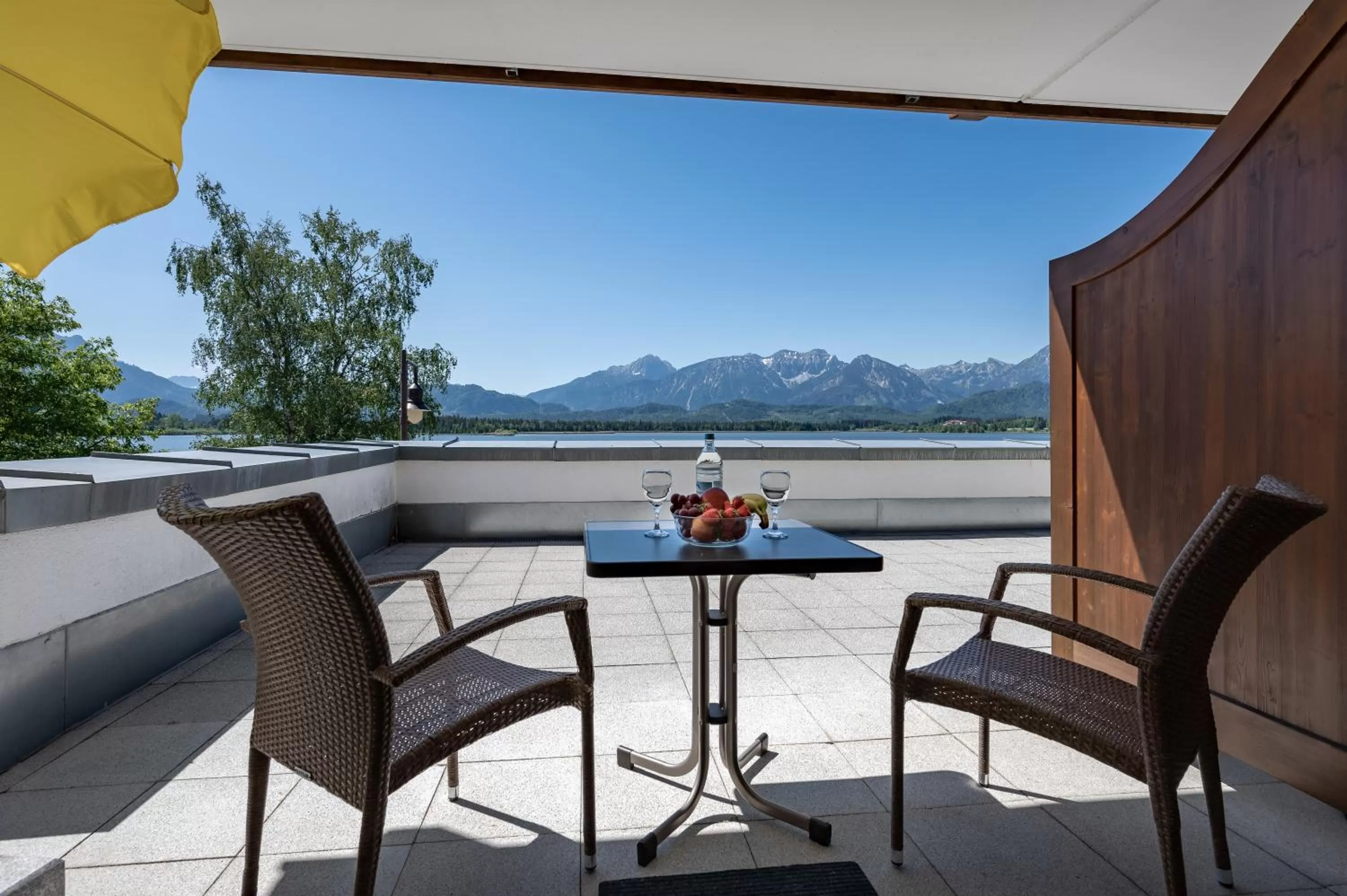 Balcony/Terrace in Residenz Hopfensee