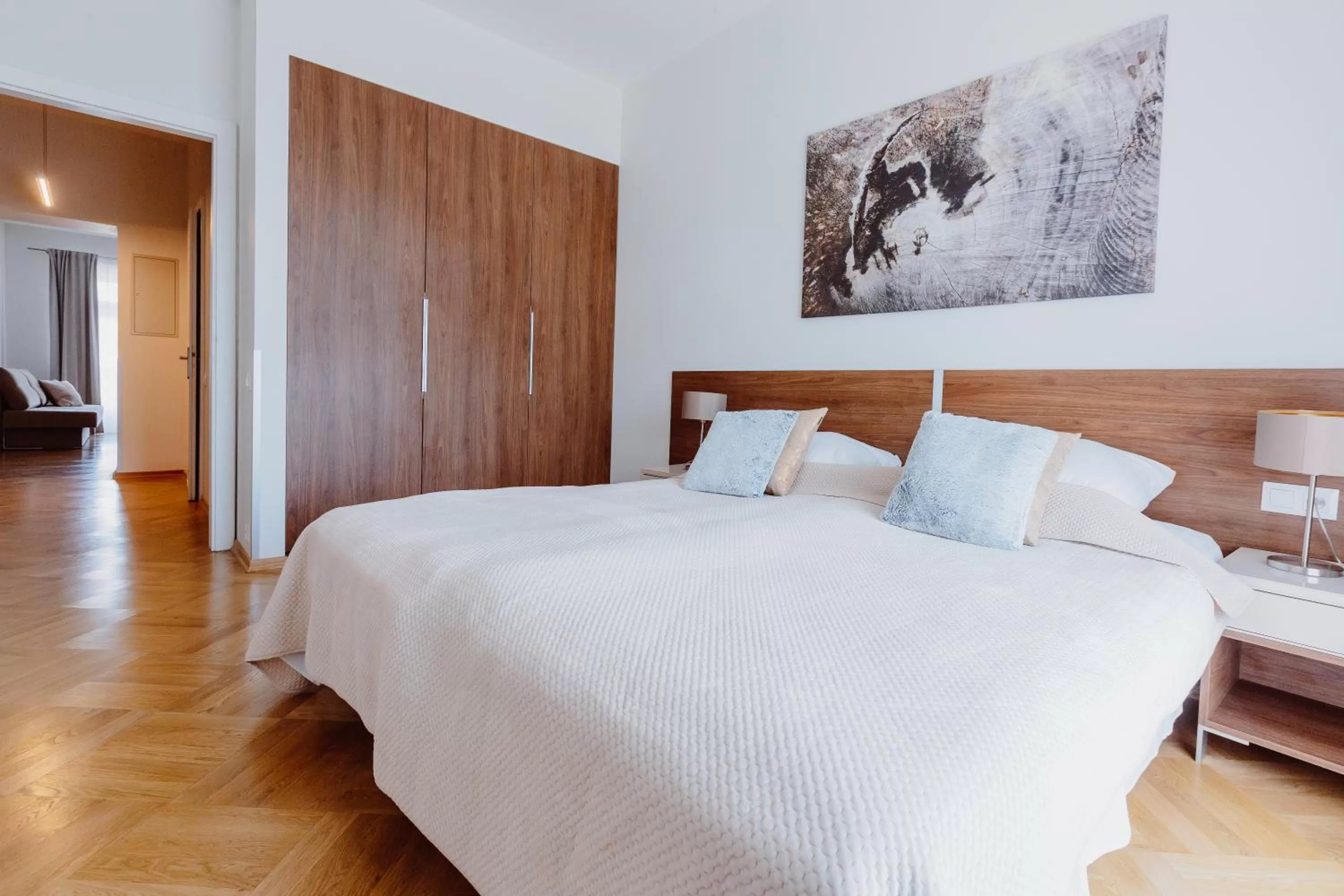 Bed in 4Seasons﻿ Apartments Cracow