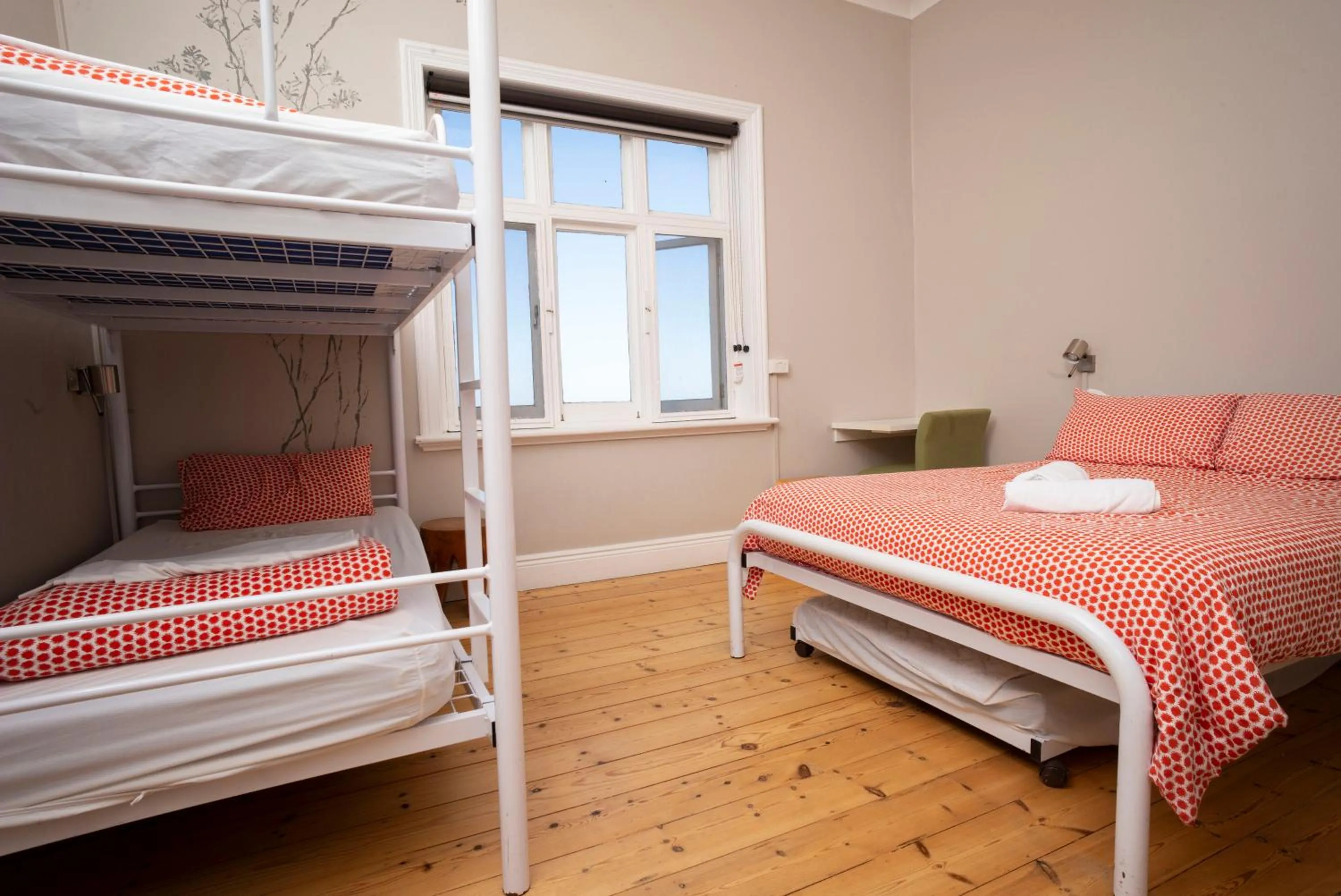 Bed in YHA Port Elliot Beach House