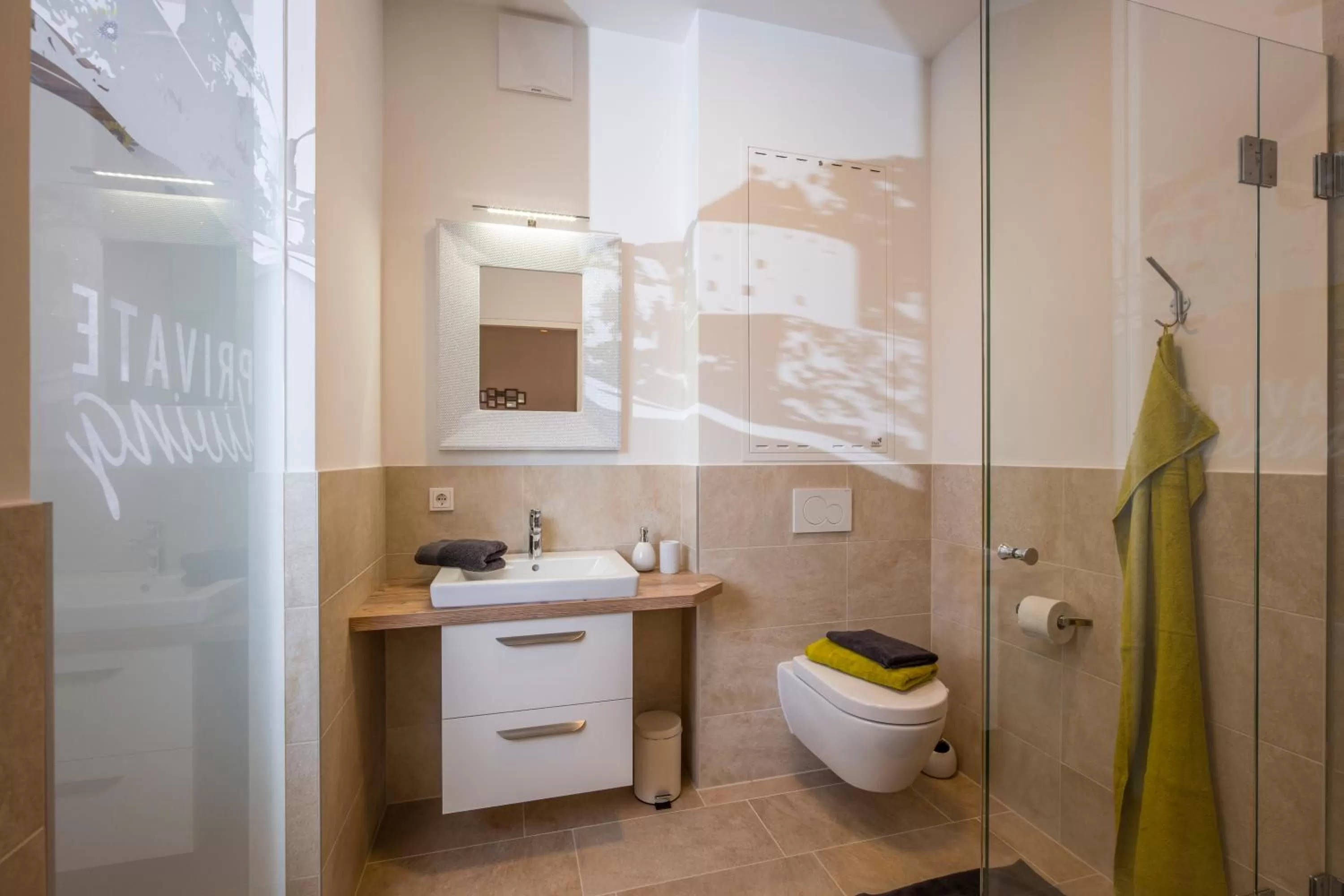 Bathroom in Private Living Apartments