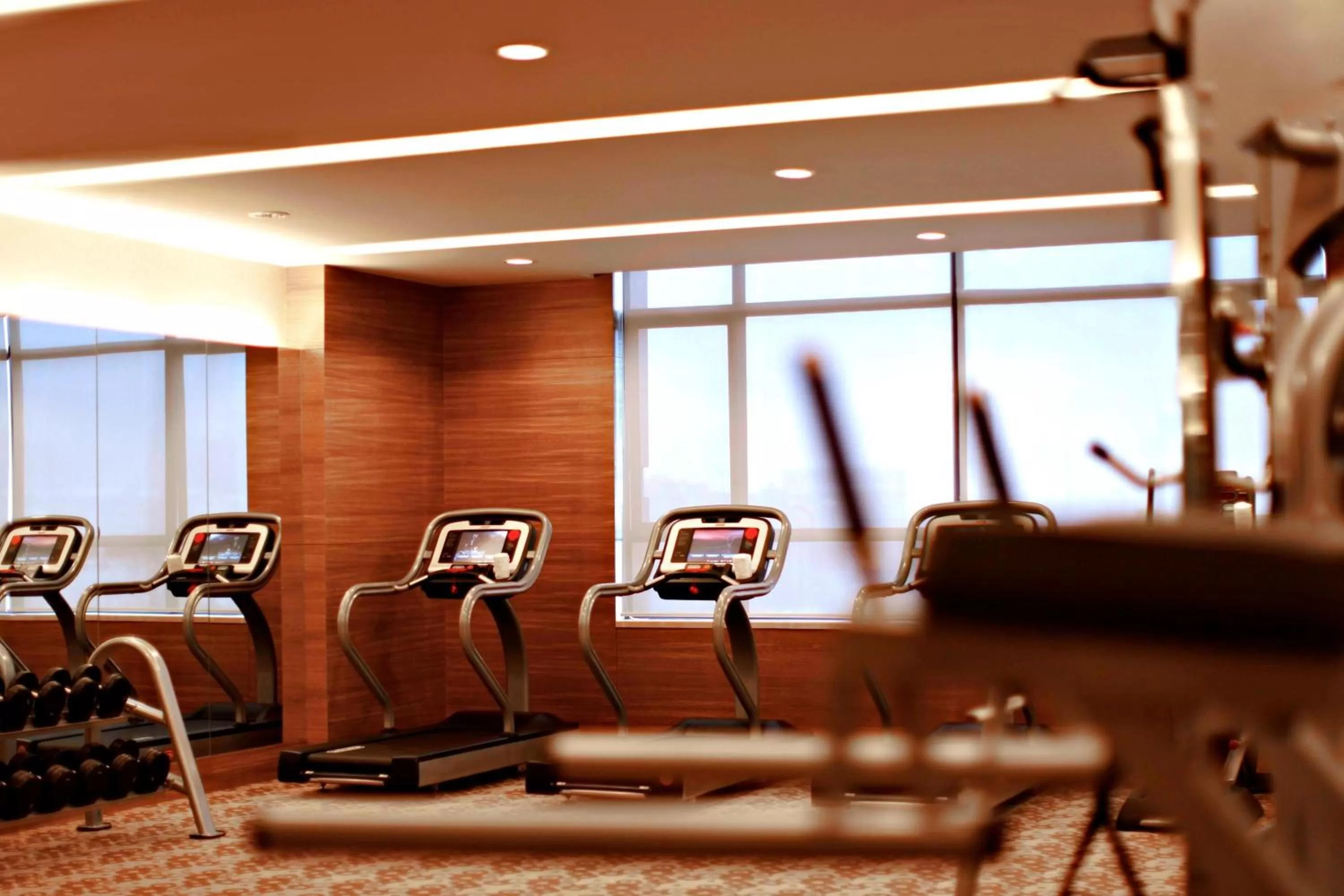 Fitness centre/facilities in Courtyard by Marriott Kunshan