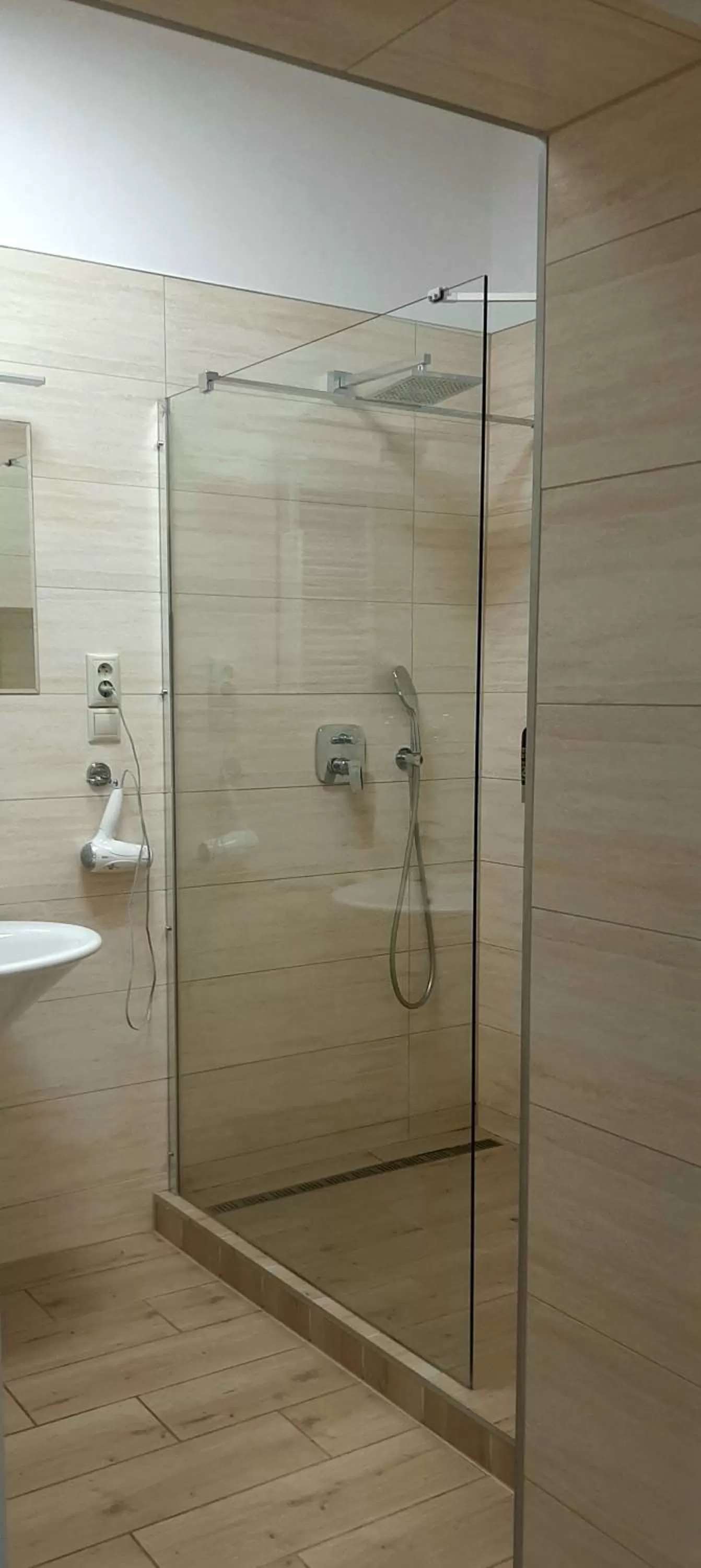 Shower, Bathroom in Hotel Litovel