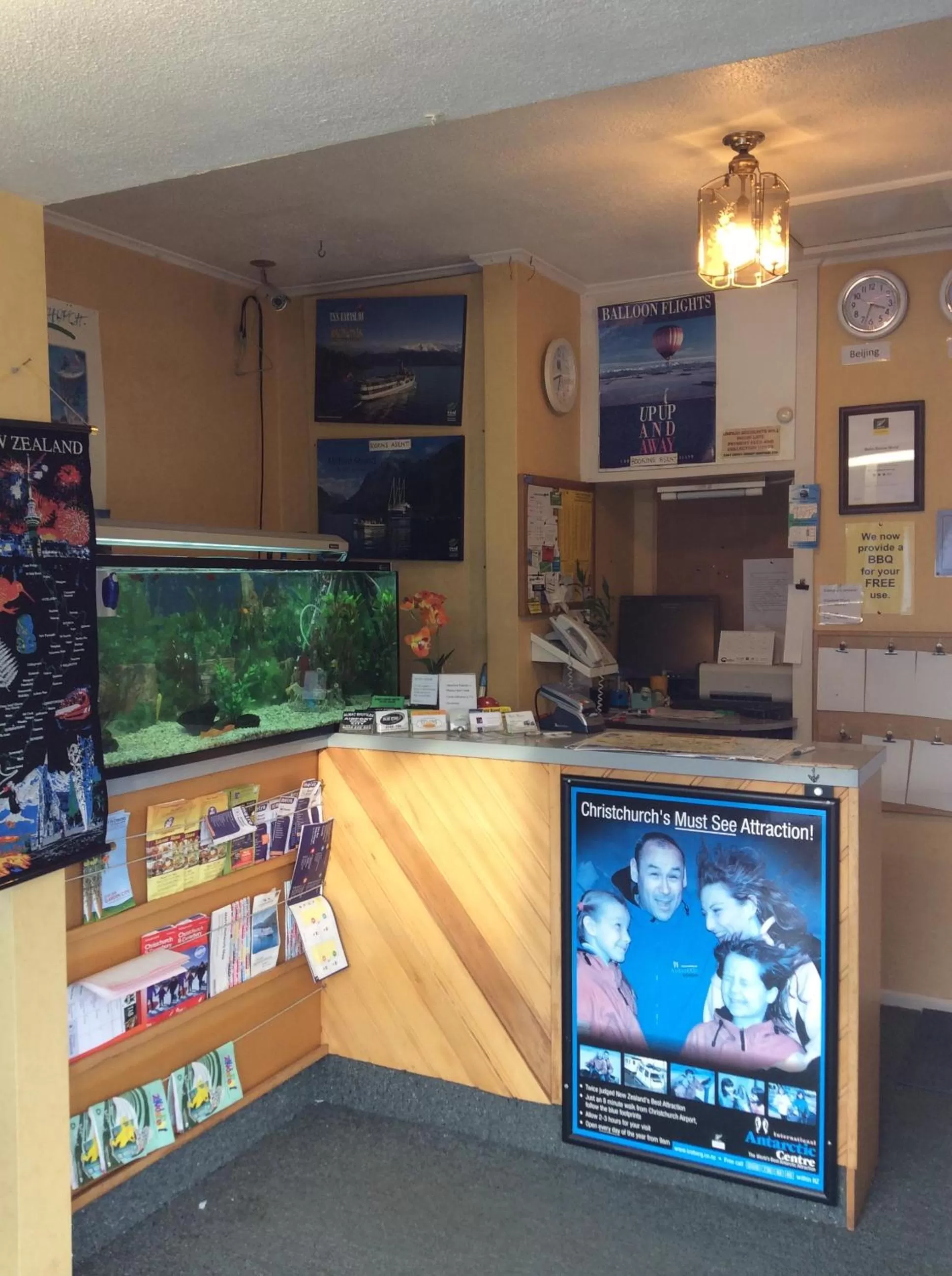 Lobby or reception in Belle Bonne Motel