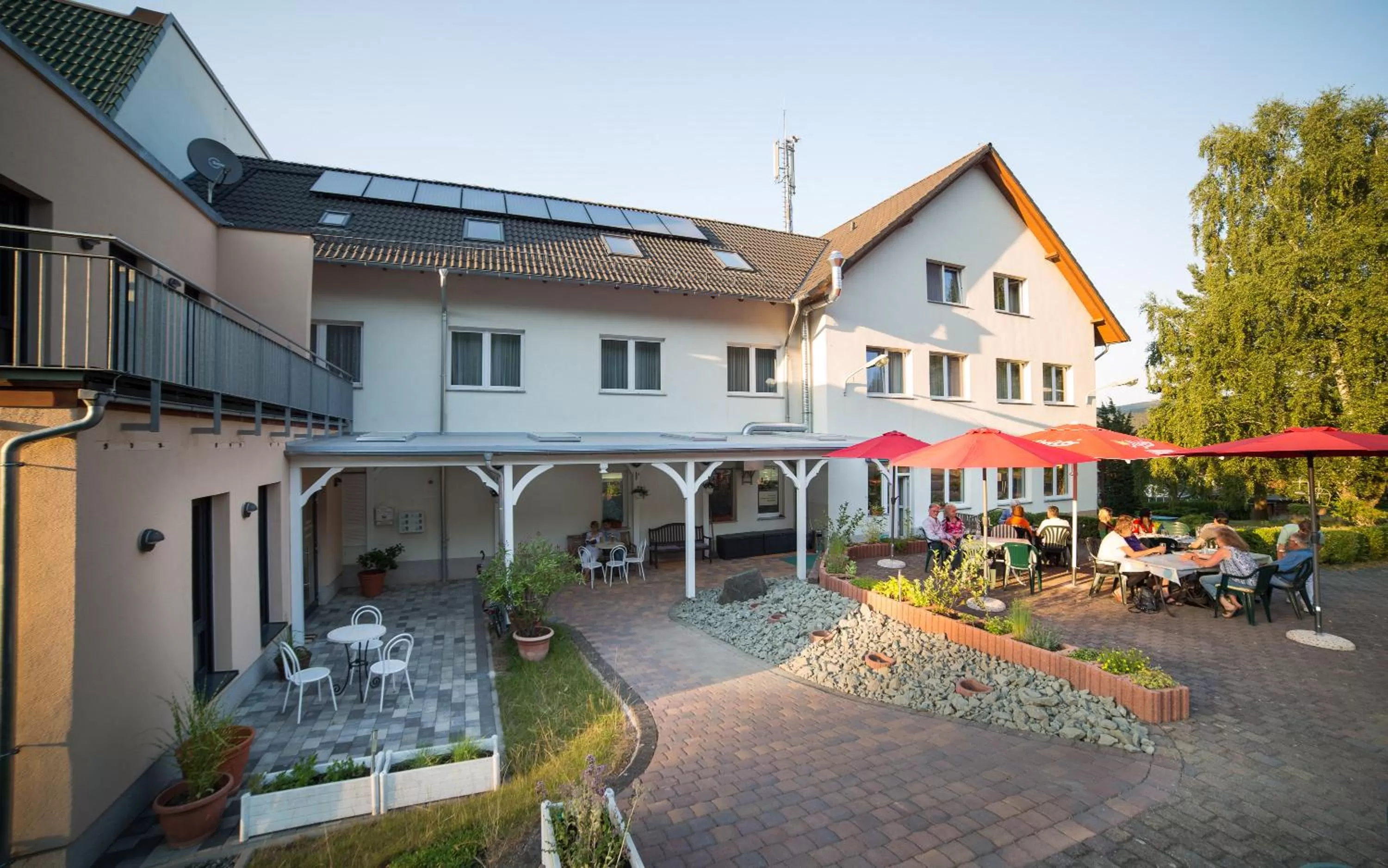Bird's eye view in Berghotel Tambach