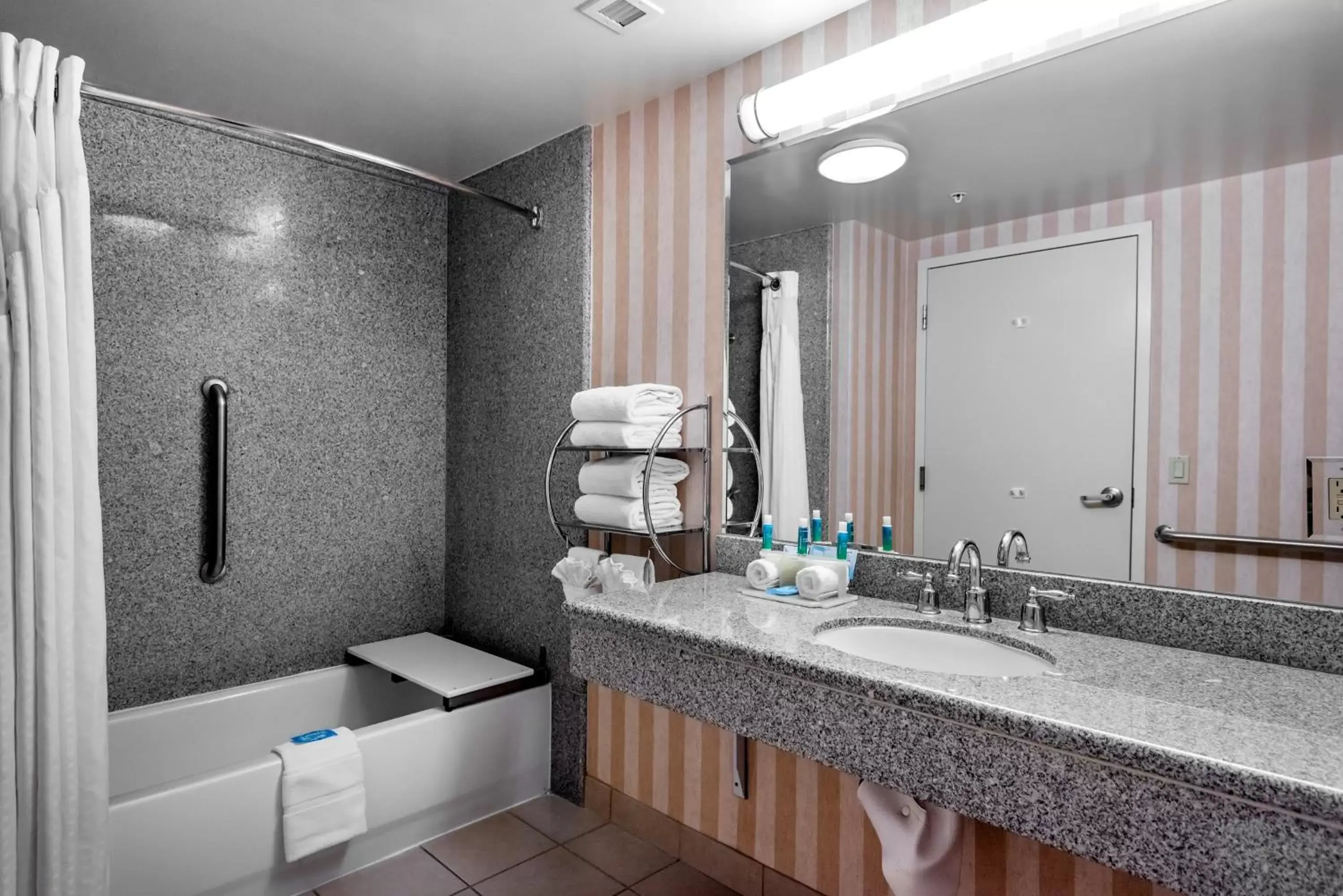 Suite with Mobility Accessible Tub - Non-Smoking in Holiday Inn Express Lathrop - South Stockton, an IHG Hotel Suite with Mobility Accessible Tub - Non-Smoking in Holiday Inn Express Lathrop - South Stockton, an IHG Hotel
