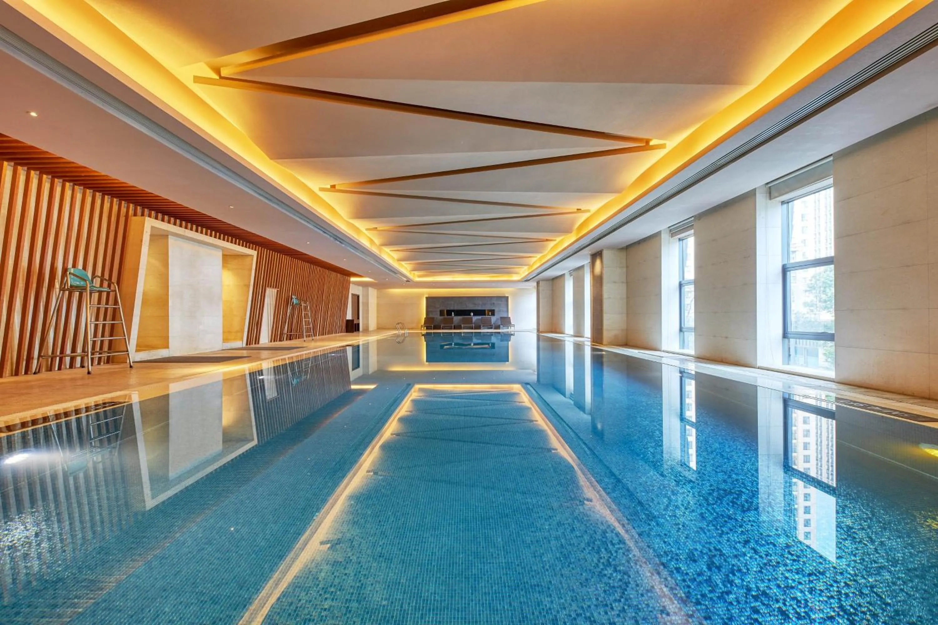 Swimming pool in The Westin Wuhan Wuchang