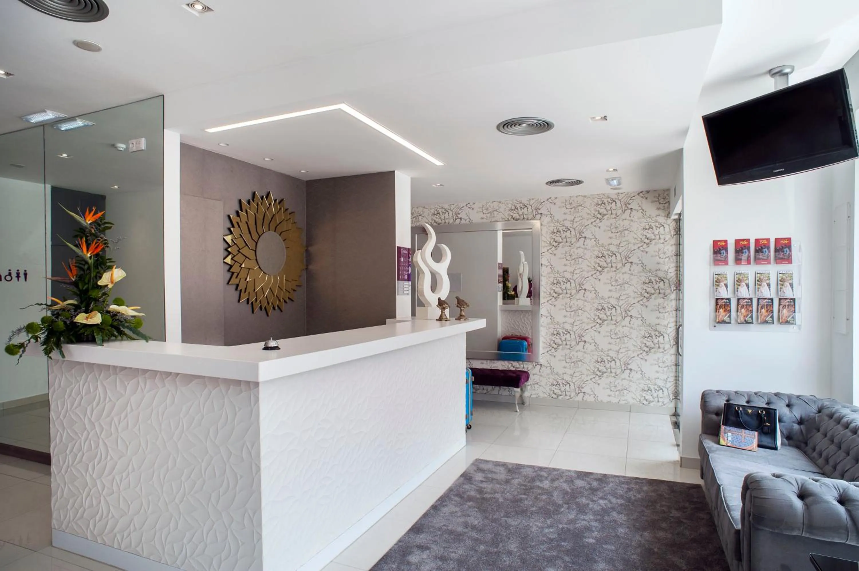 Lobby or reception in Hotel Genesis