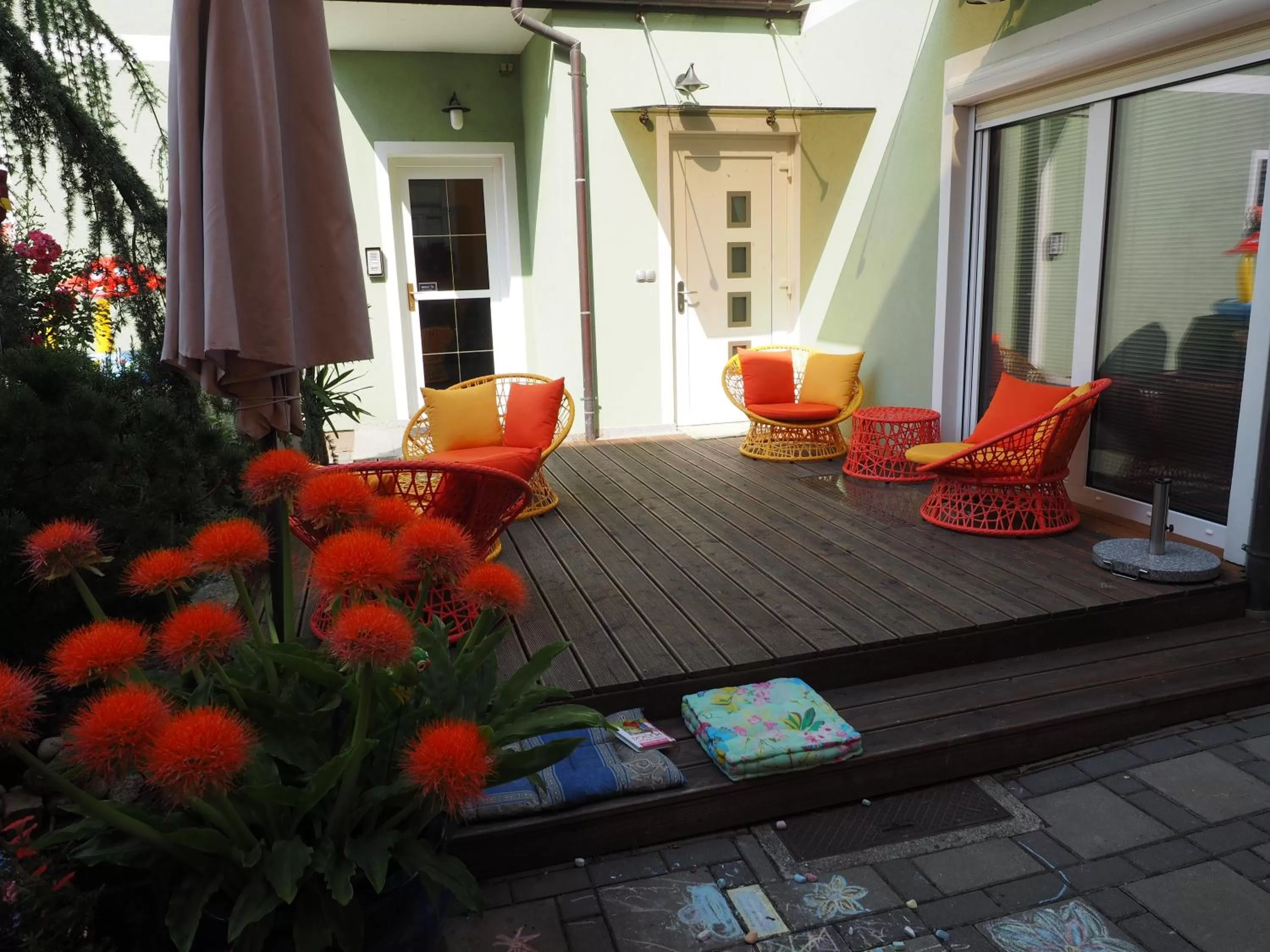 Garden in Hostel Sonce