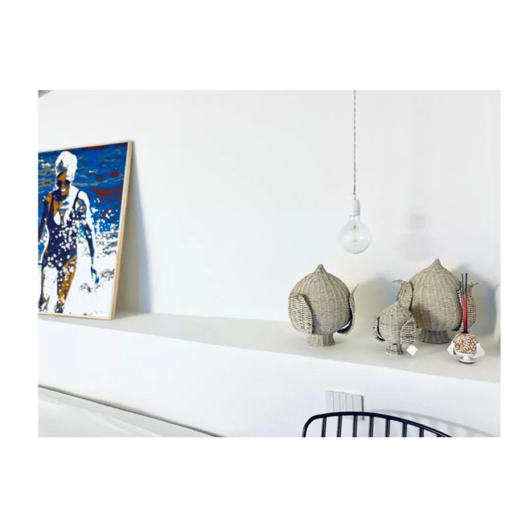 Decorative detail in Hydria guest house art gallery