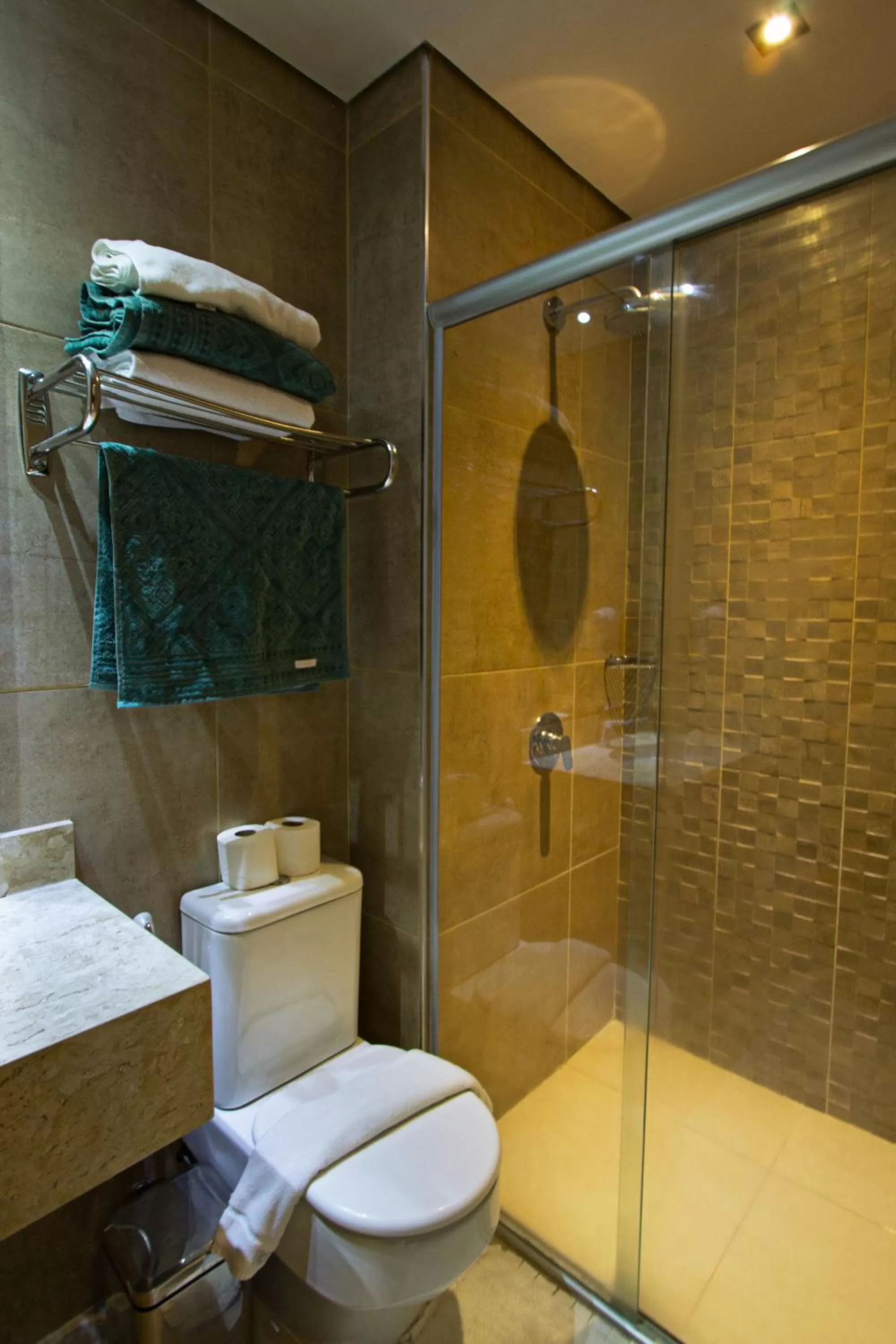 Shower, Bathroom in Hotel Le Pelican