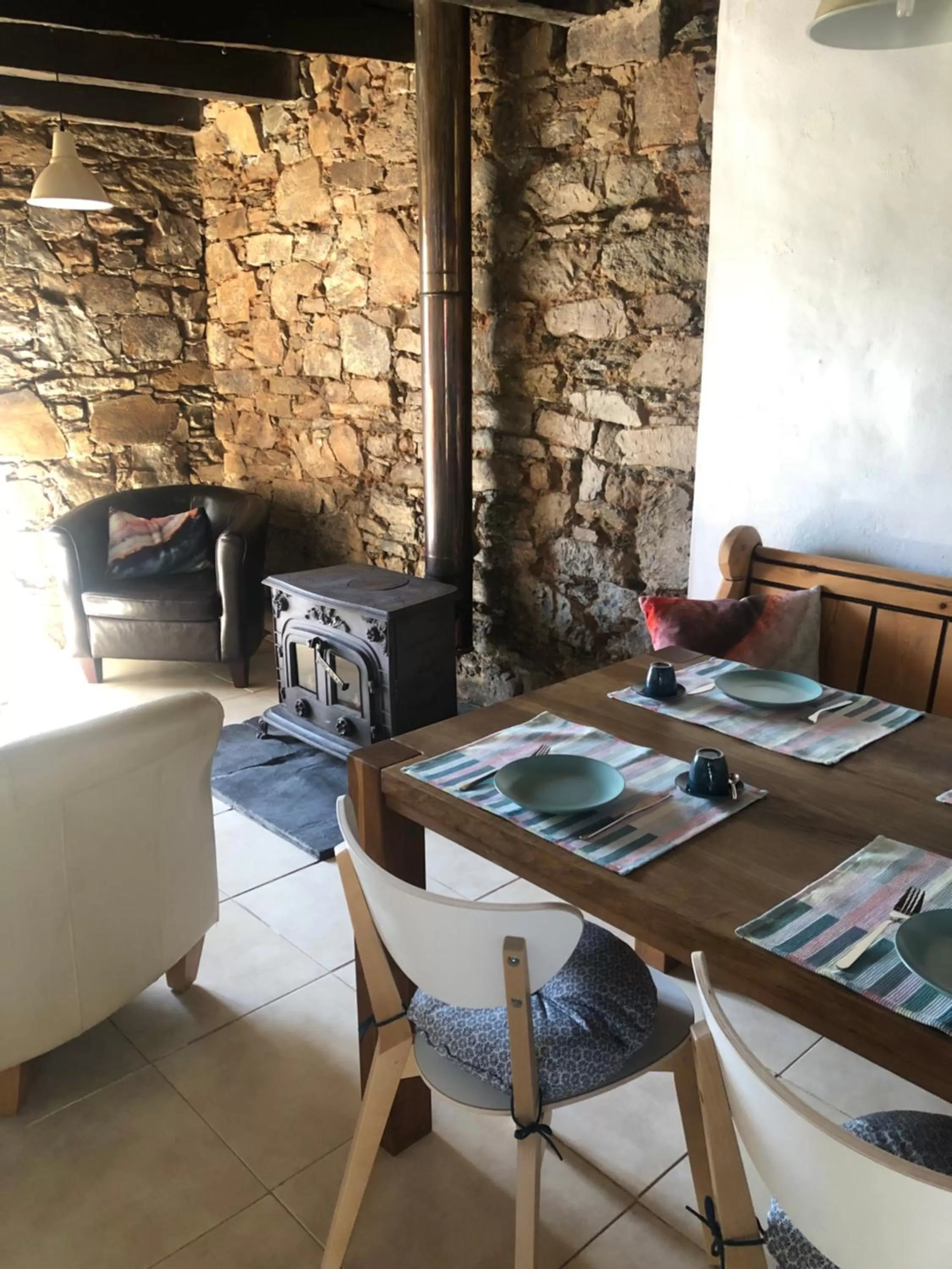 Seating area in House Of The Three Marias