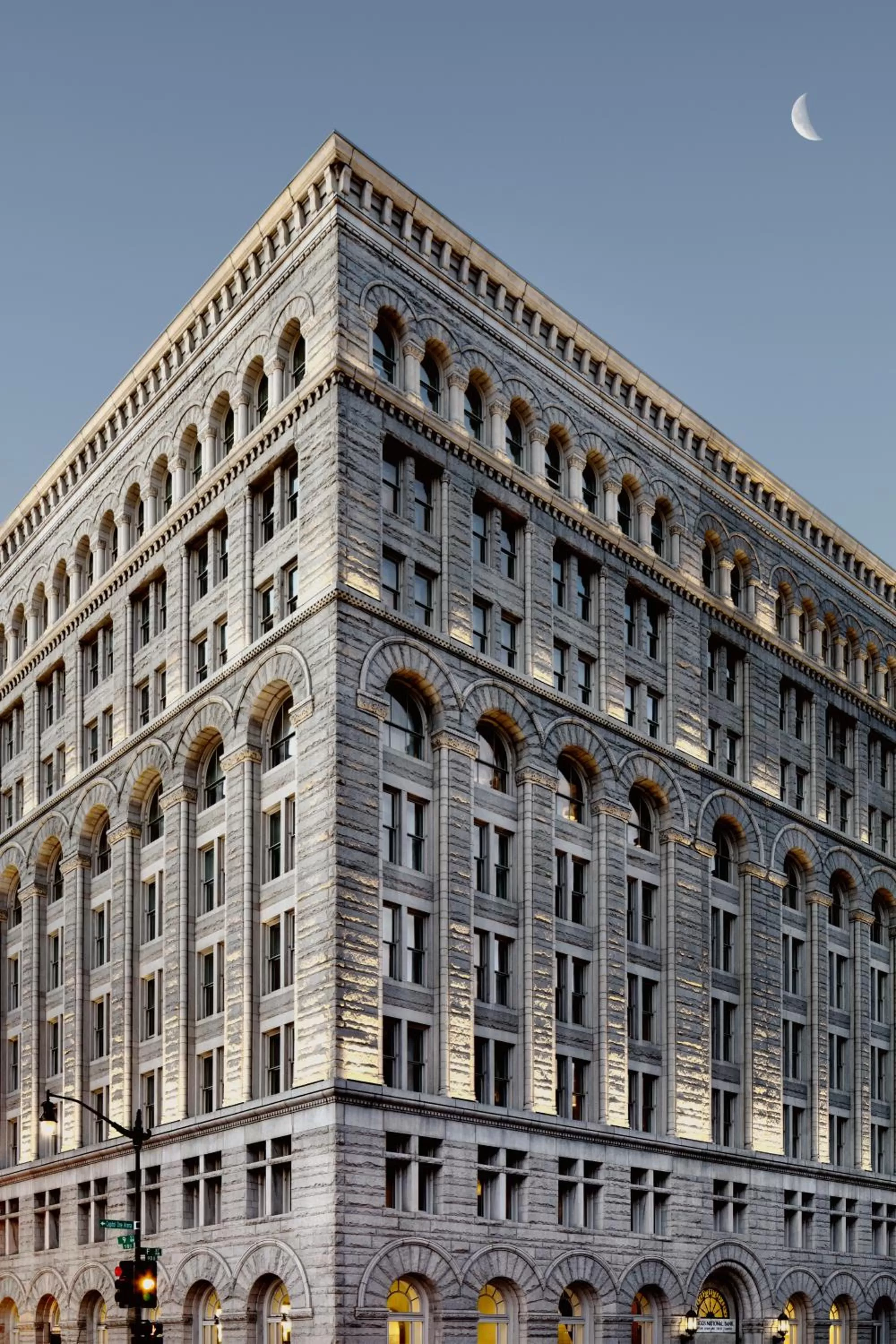 Facade/entrance in Riggs Washington DC