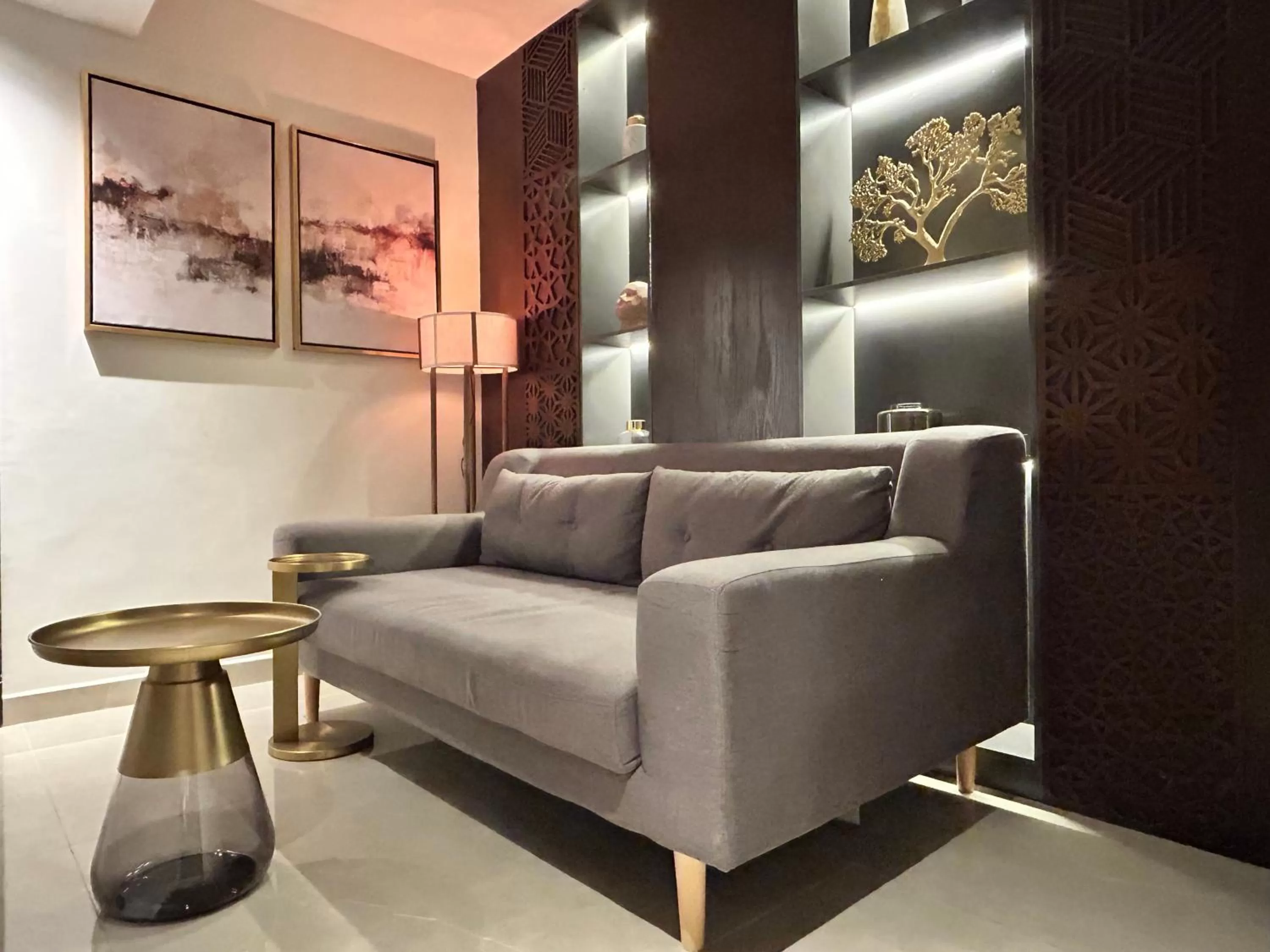 Living room in Tajreed Suites