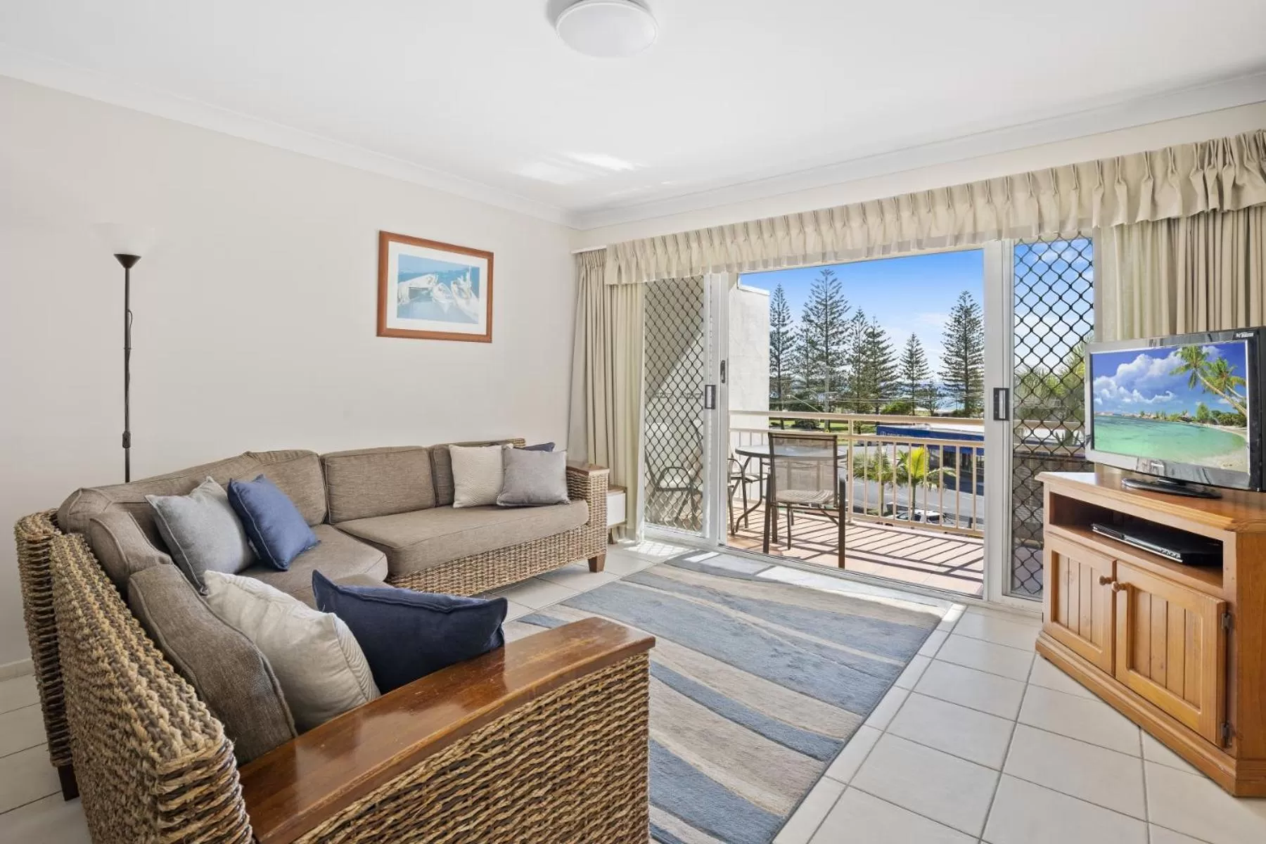 Balcony/Terrace in Kirra Palms Holiday Apartments