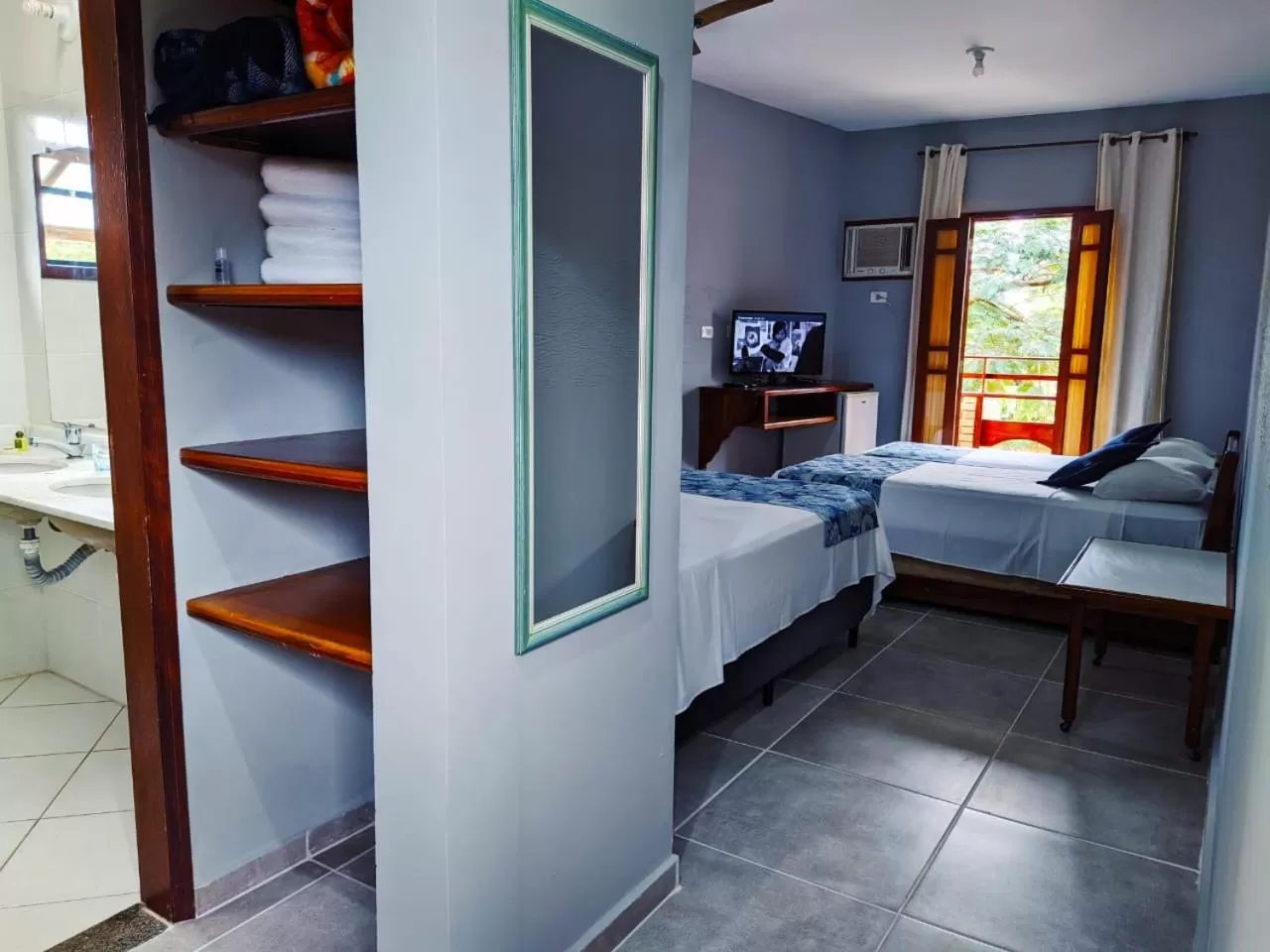 Bed in Pousada Mar Azul