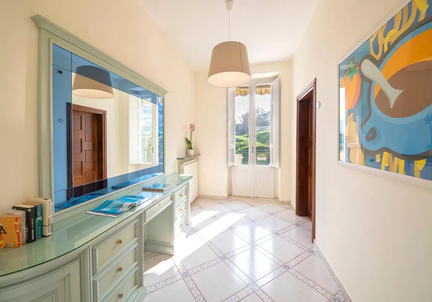 Communal lounge/ TV room in B&B Marcantonio - Ischia Ponte