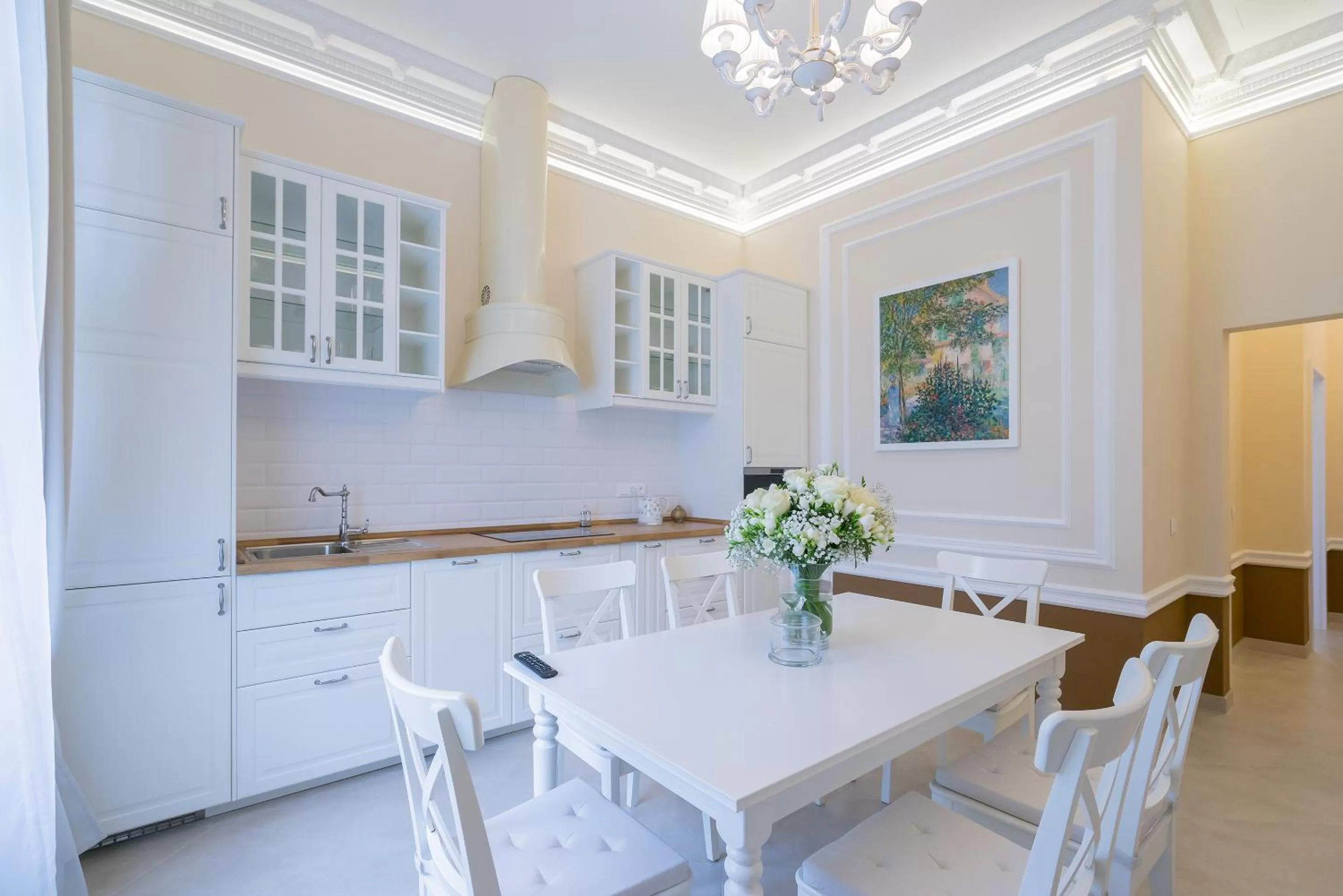 Kitchen or kitchenette in Revelton Suites Karlovy Vary