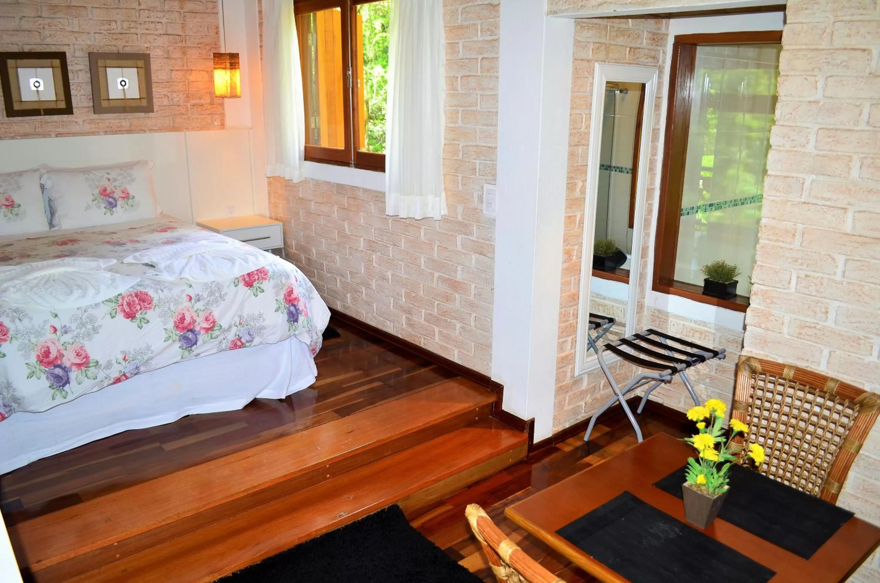 Bed in Pousada Toca Da Coruja