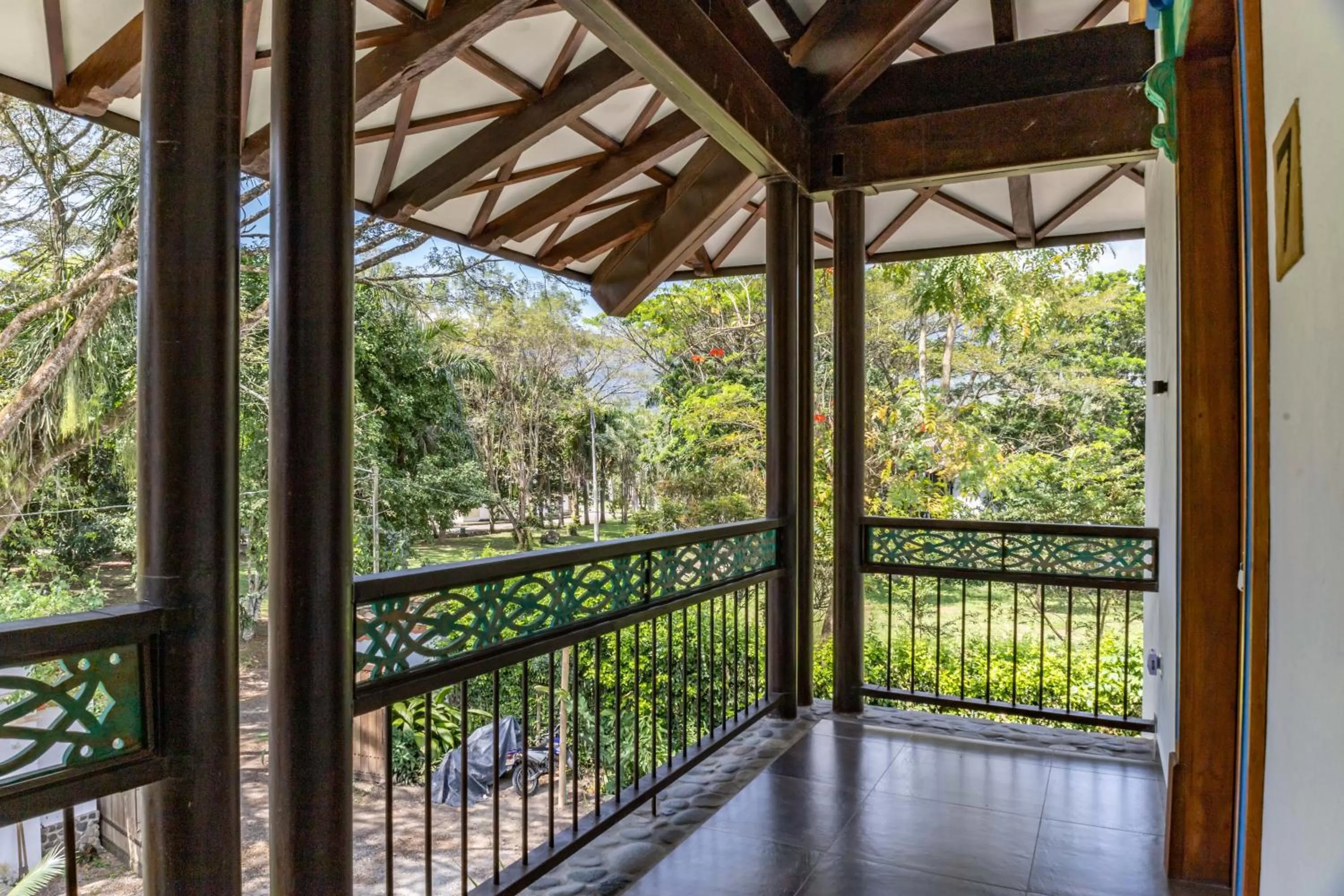 Balcony/Terrace in Casa Jacaranda Hotel Boutique