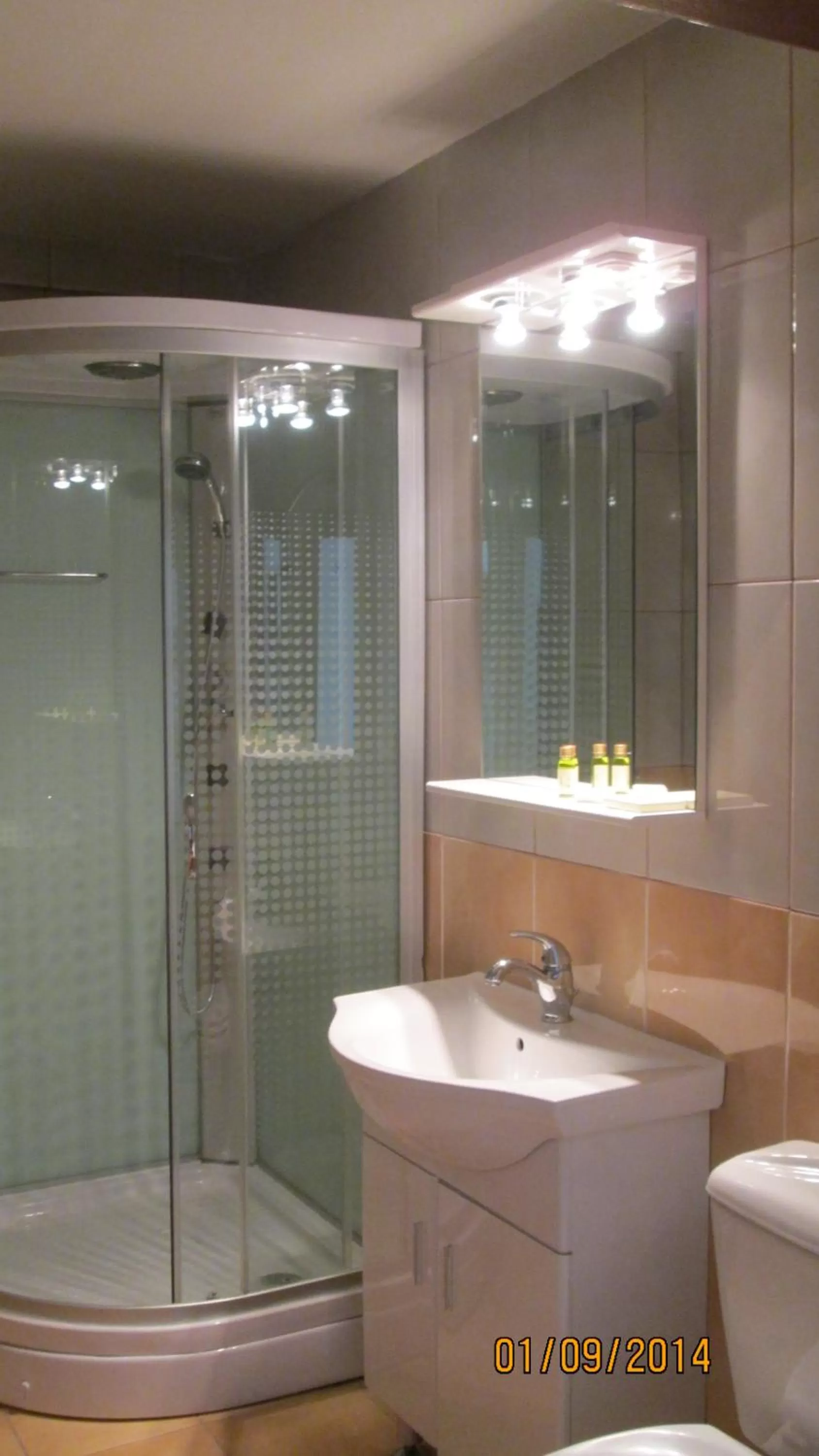 Bathroom in Hotel Bistrita