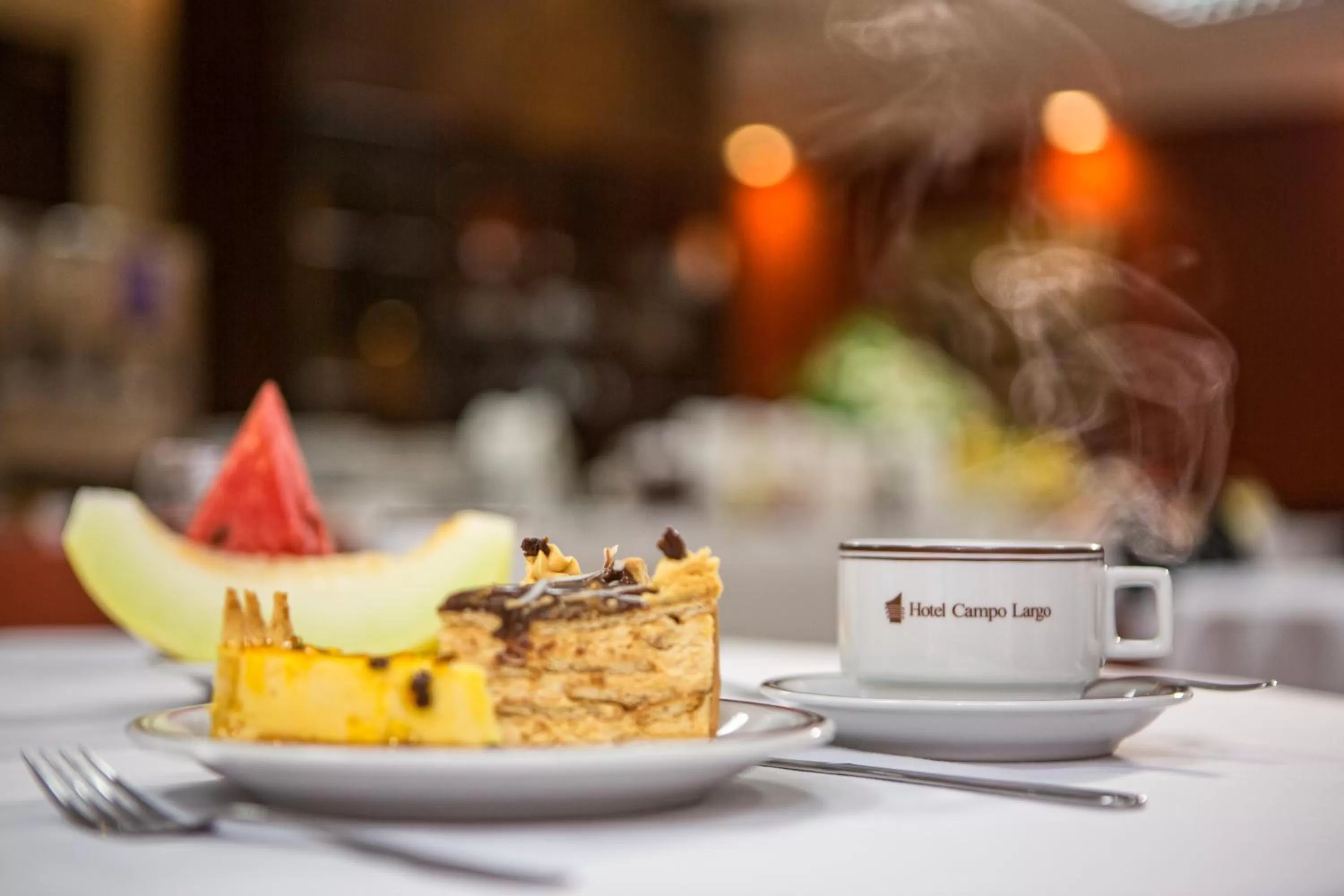 Food close-up in Hotel Campo Largo Comfort