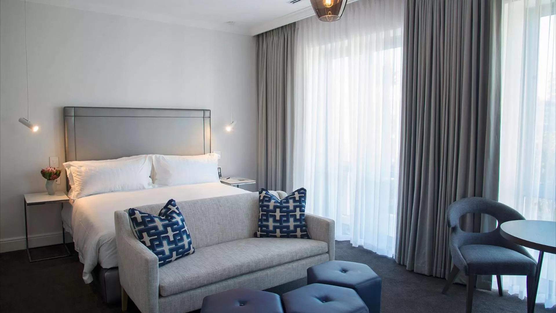 Bed in The Manor House at the Queen Victoria Hotel by NEWMARK