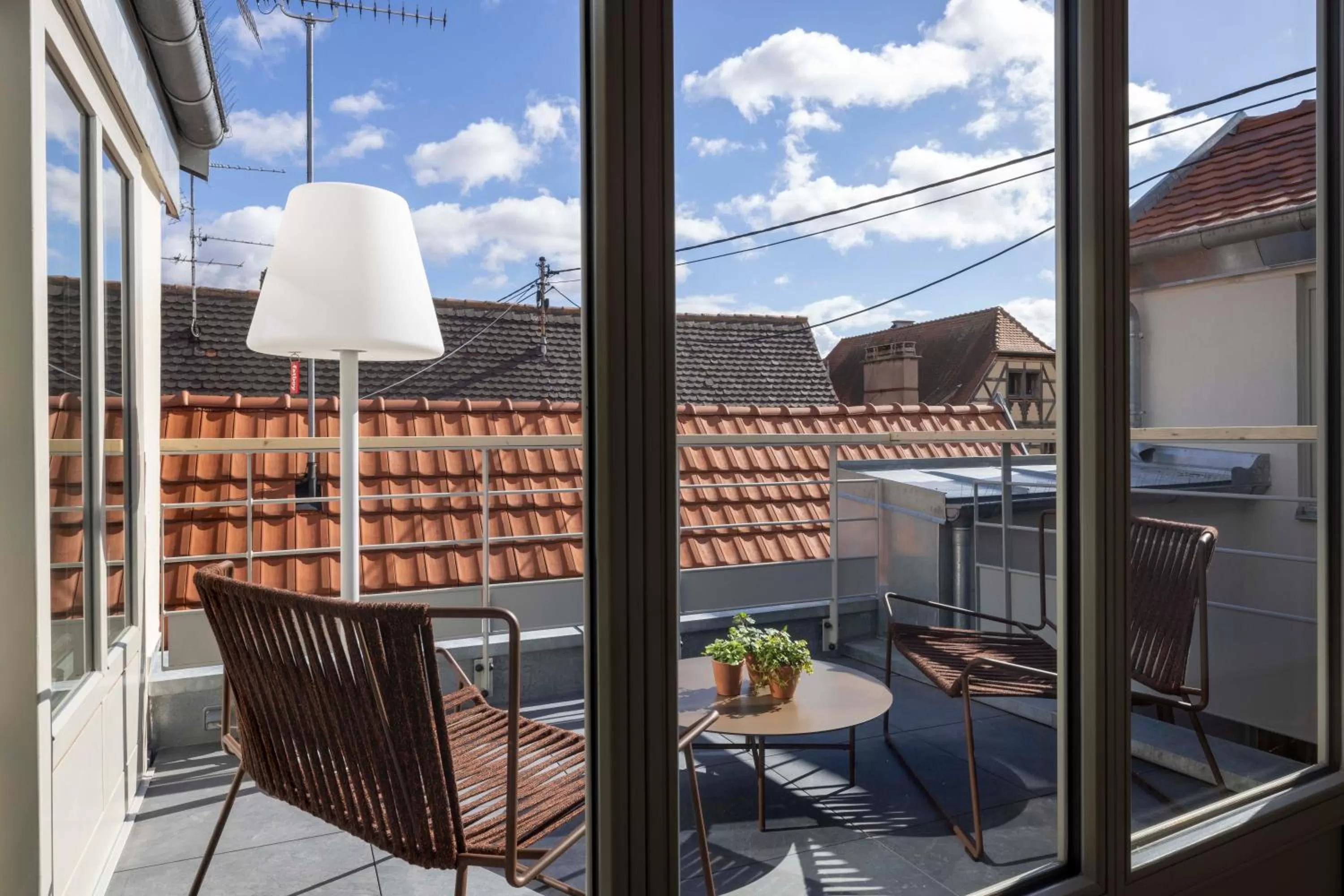 Balcony/Terrace in Hotel La Diligence