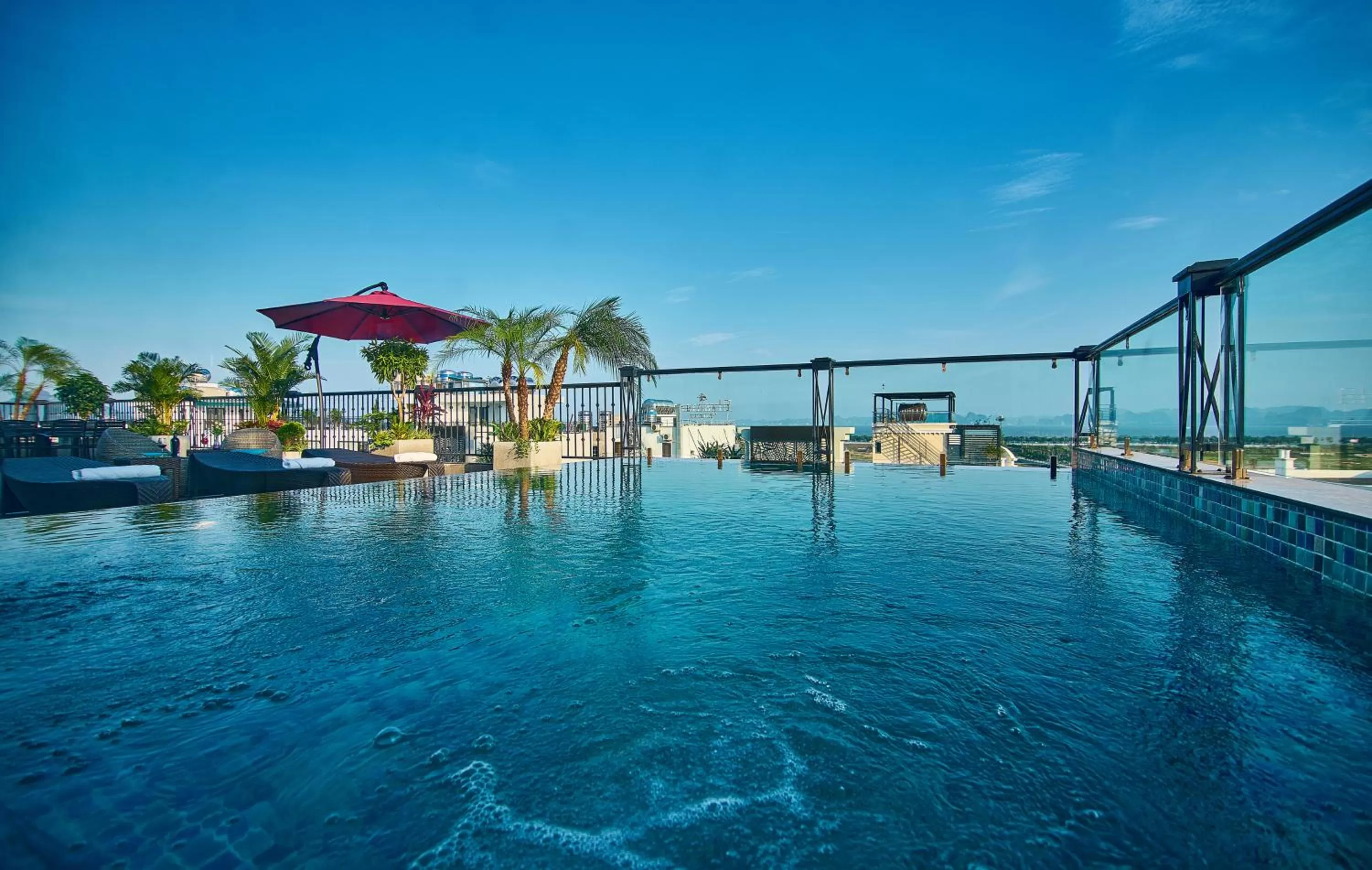 Swimming pool in The Yen Residences Halong