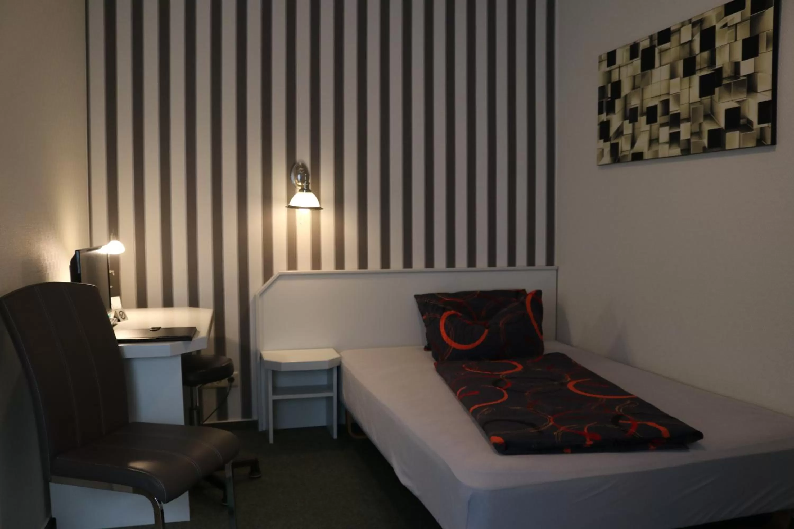 Bed in Stadthotel Brandenburger Hof