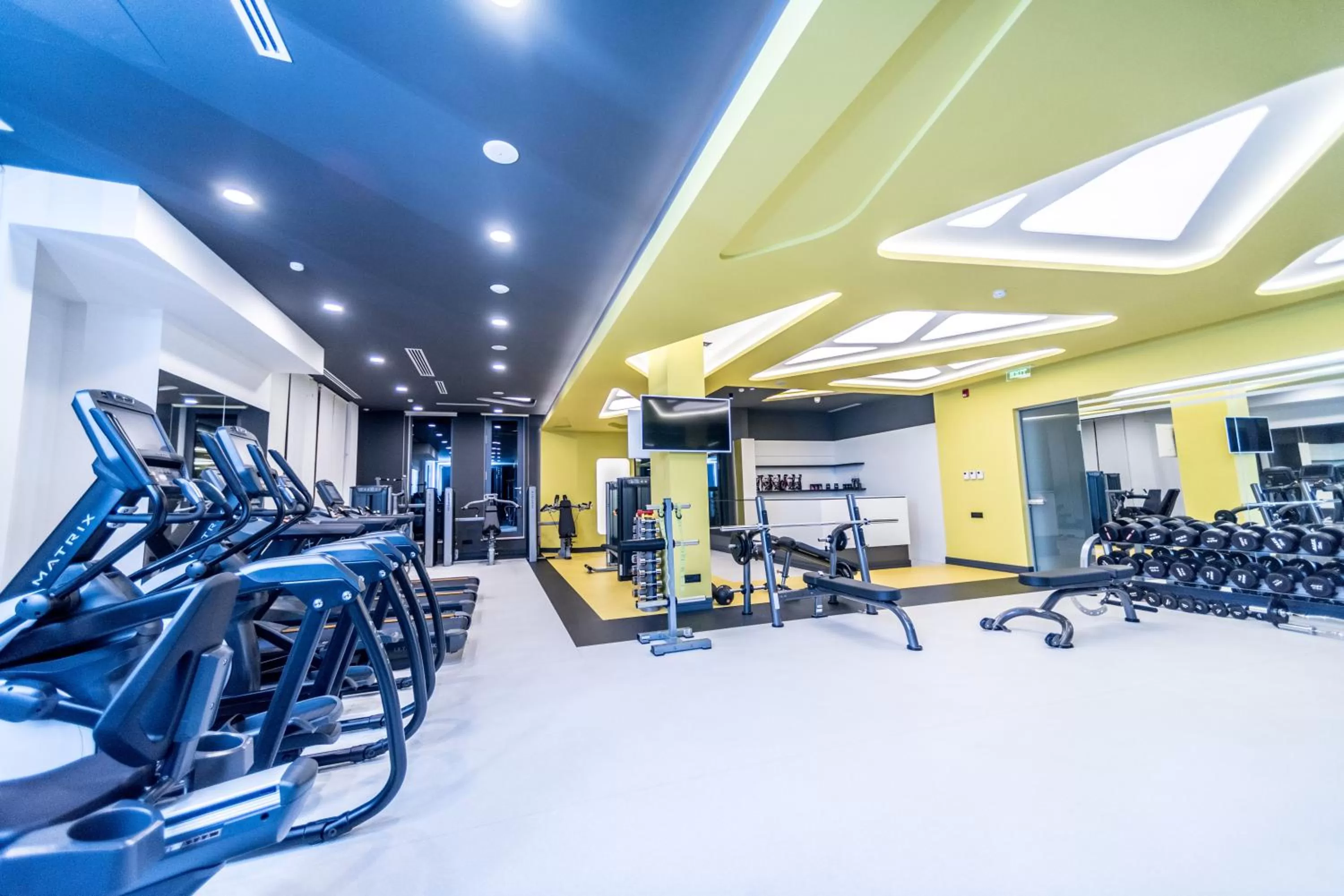 Fitness centre/facilities in Aghababyan's Hotel