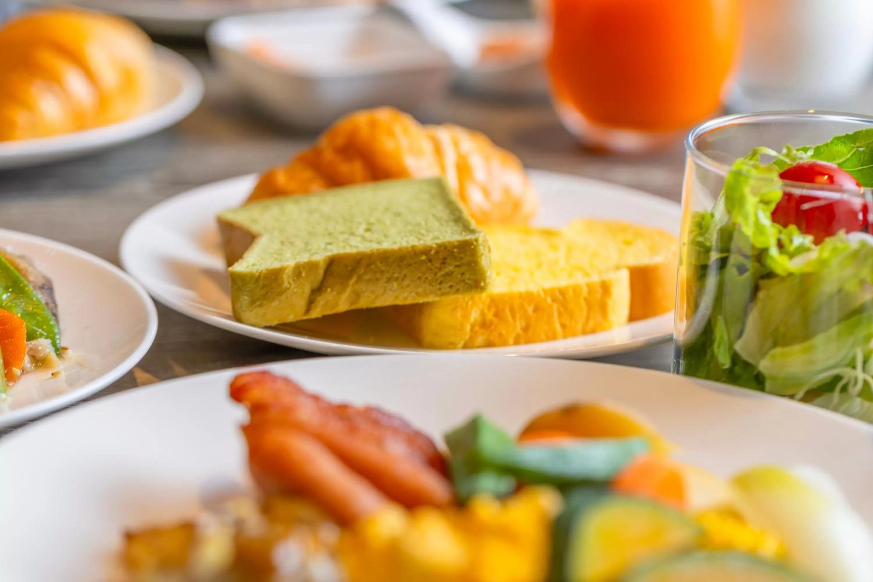 Buffet breakfast in Hotel JAL City Fukuoka Tenjin