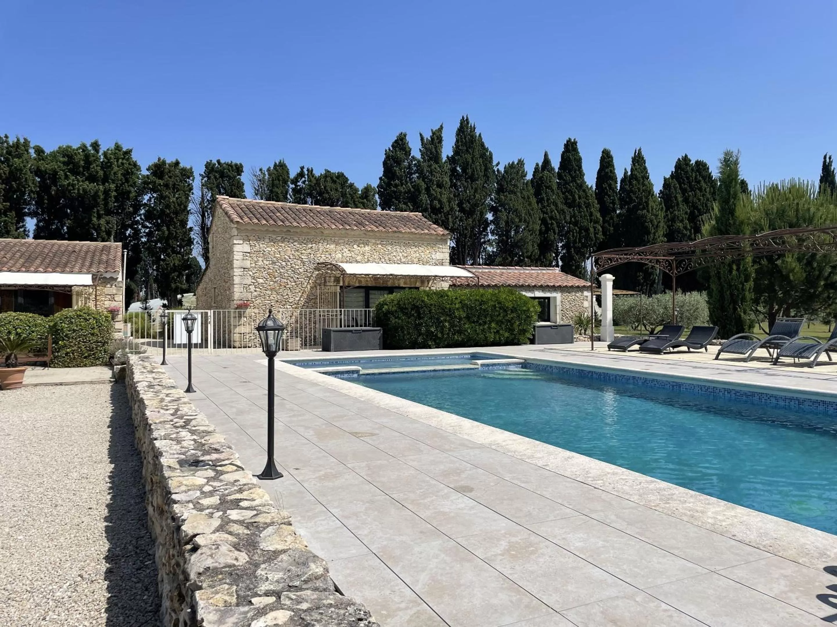 Bedroom in Le Mas Des Chutes
