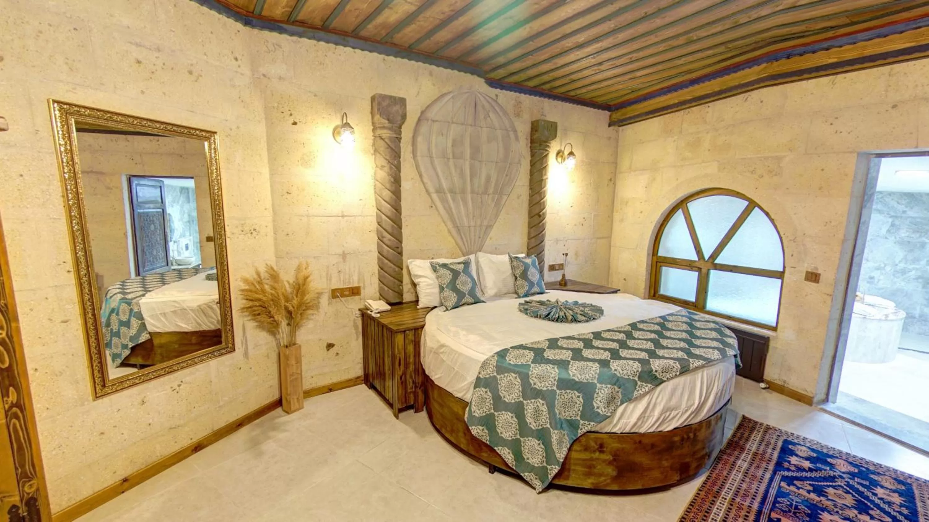 Bed in Premium Cappadocia House