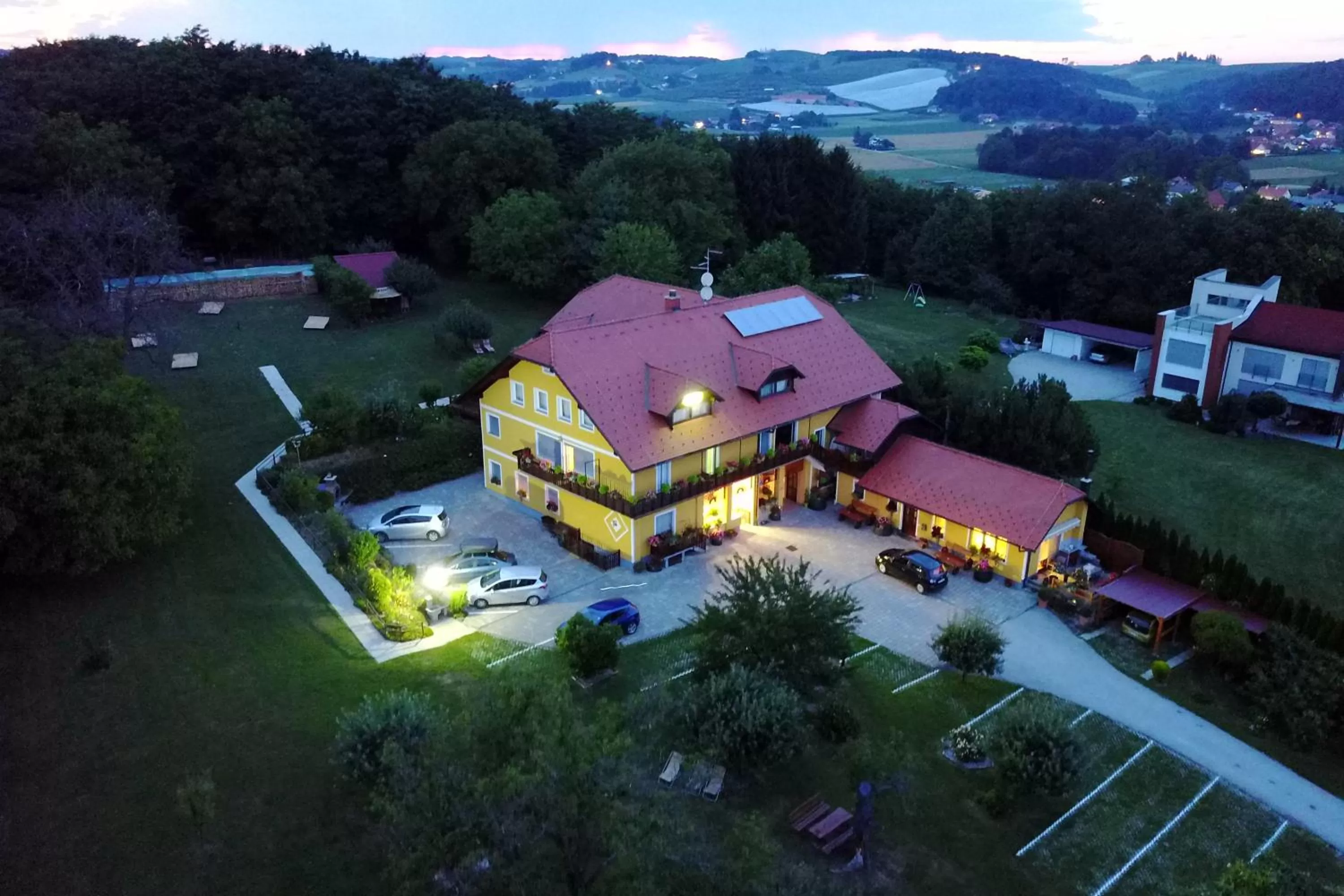 Bird's eye view in Panorama B&B