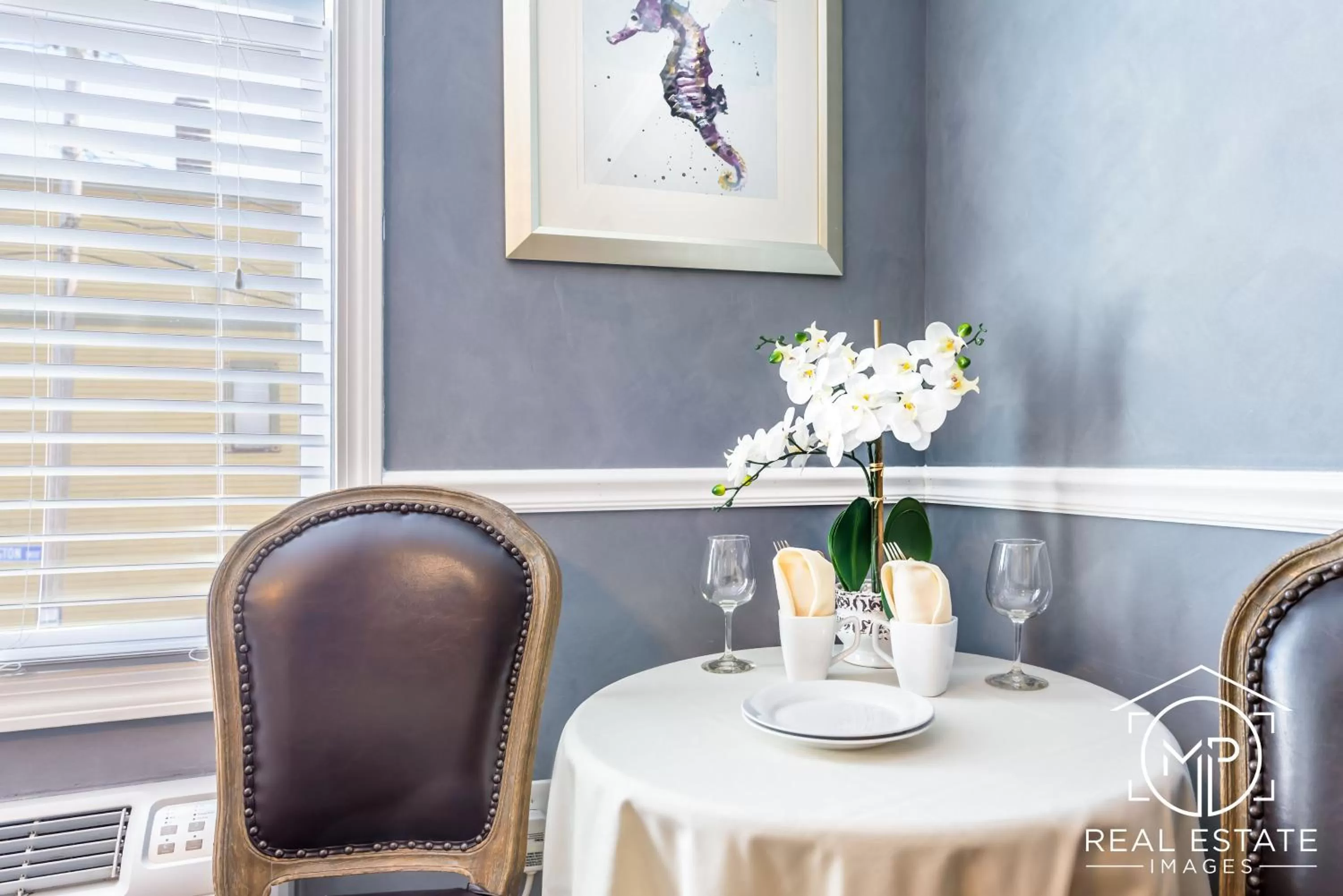 Seating area in Bouchard Restaurant & Inn