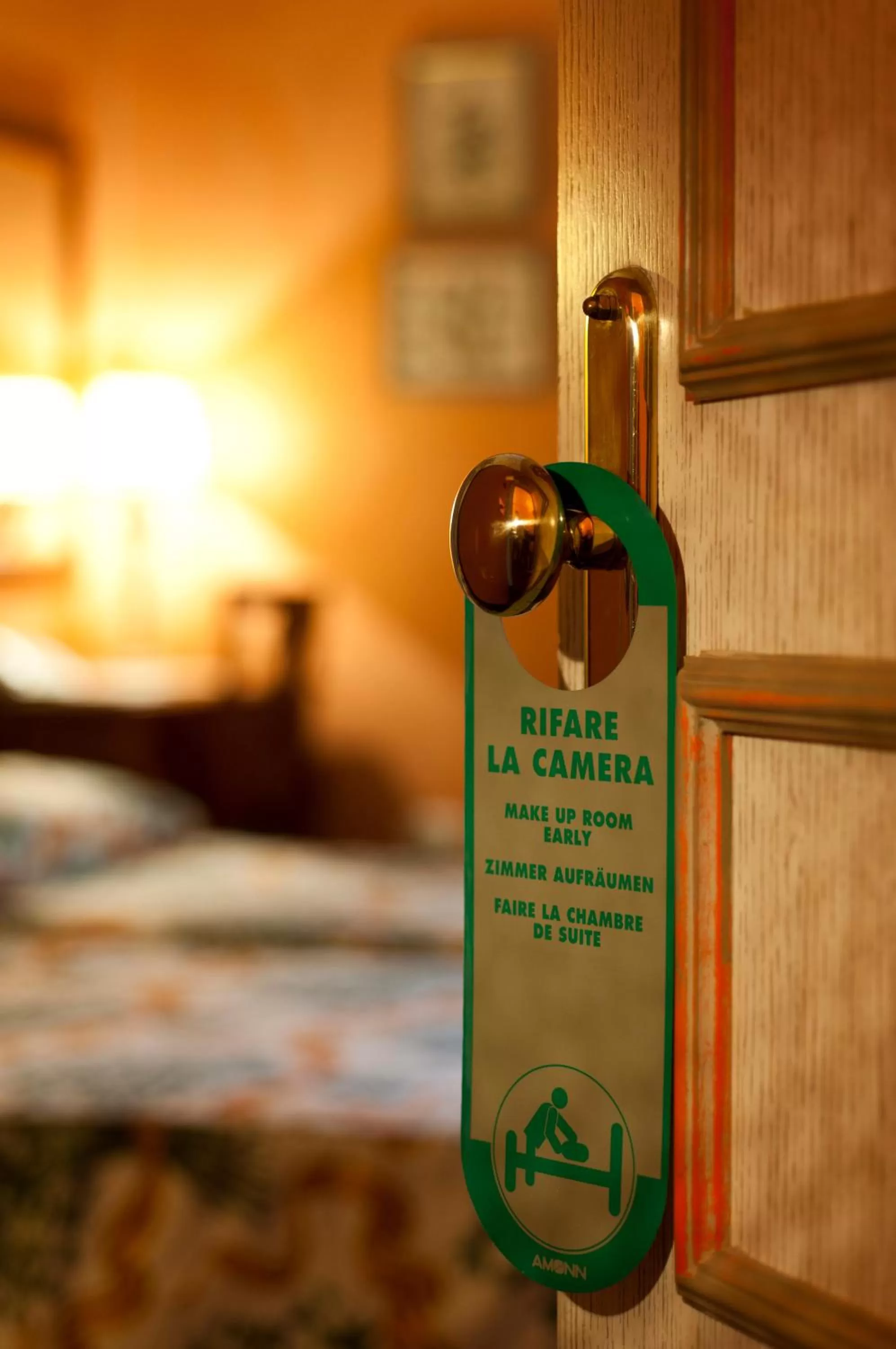 Decorative detail, Bed in Hotel Vecchio Borgo