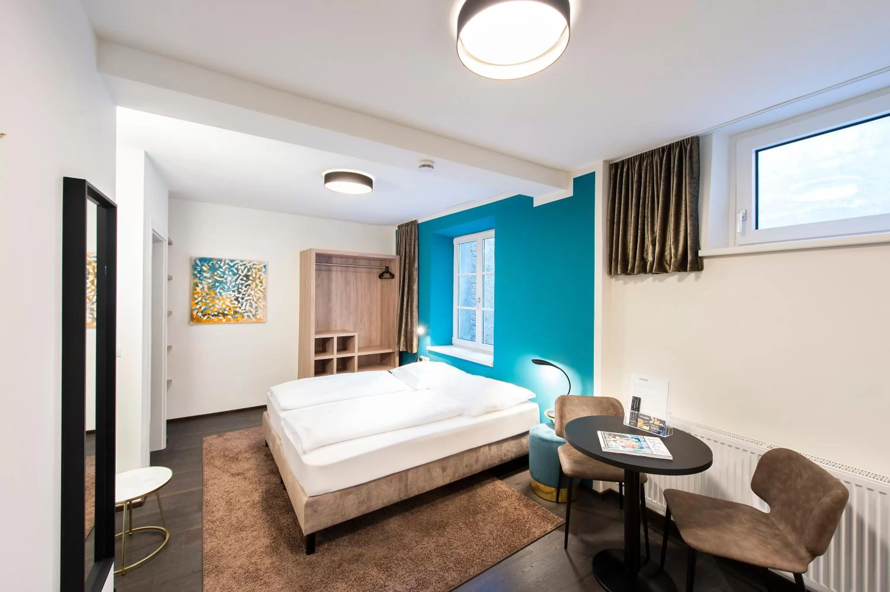 Bed in Blackhome Innsbruck Boutique I contactless check-in