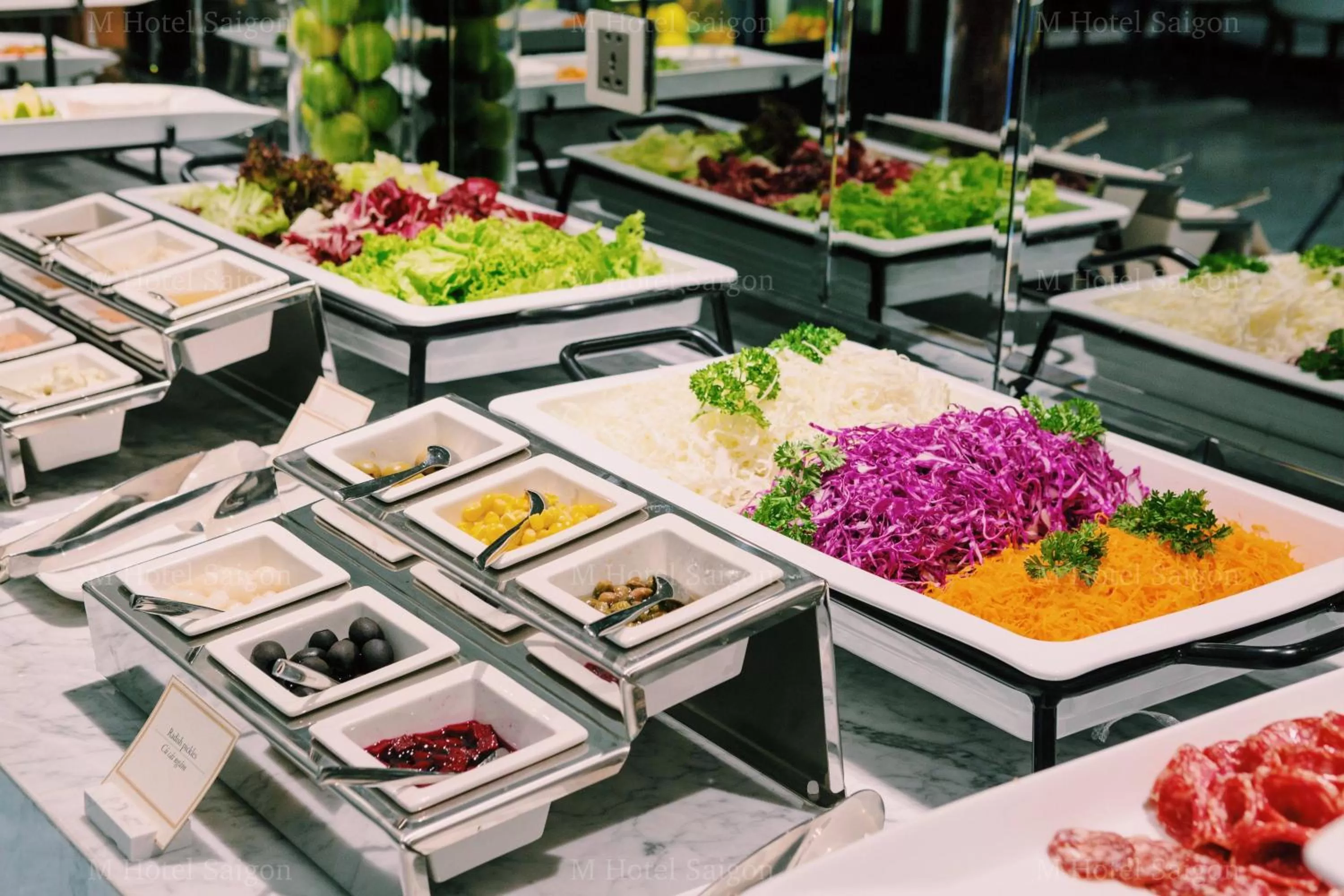 Buffet breakfast in M Hotel Saigon
